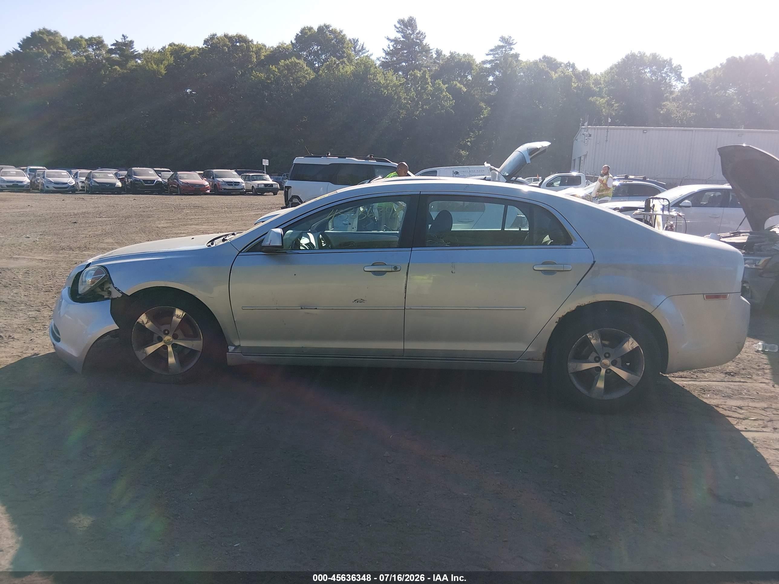 2011 Chevrolet Malibu 1lt Silver vin: 1G1ZC5E12BF107444