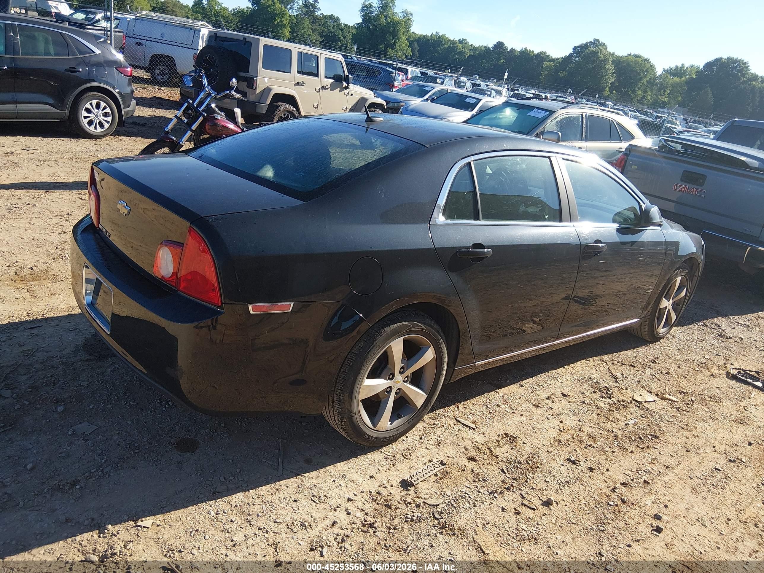 2011 Chevrolet Malibu 1lt Black vin: 1G1ZC5E15BF184423