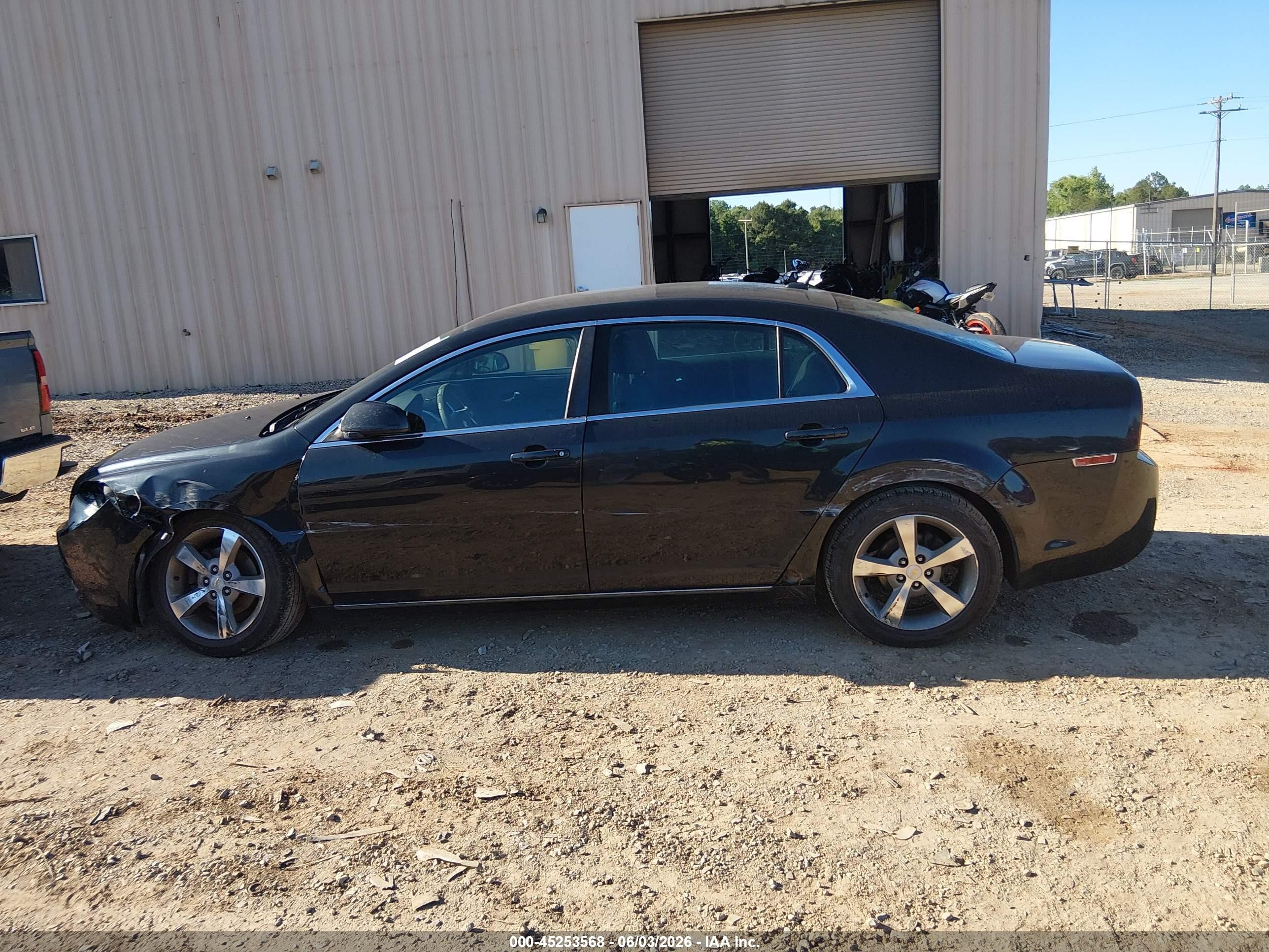 2011 Chevrolet Malibu 1lt Black vin: 1G1ZC5E15BF184423