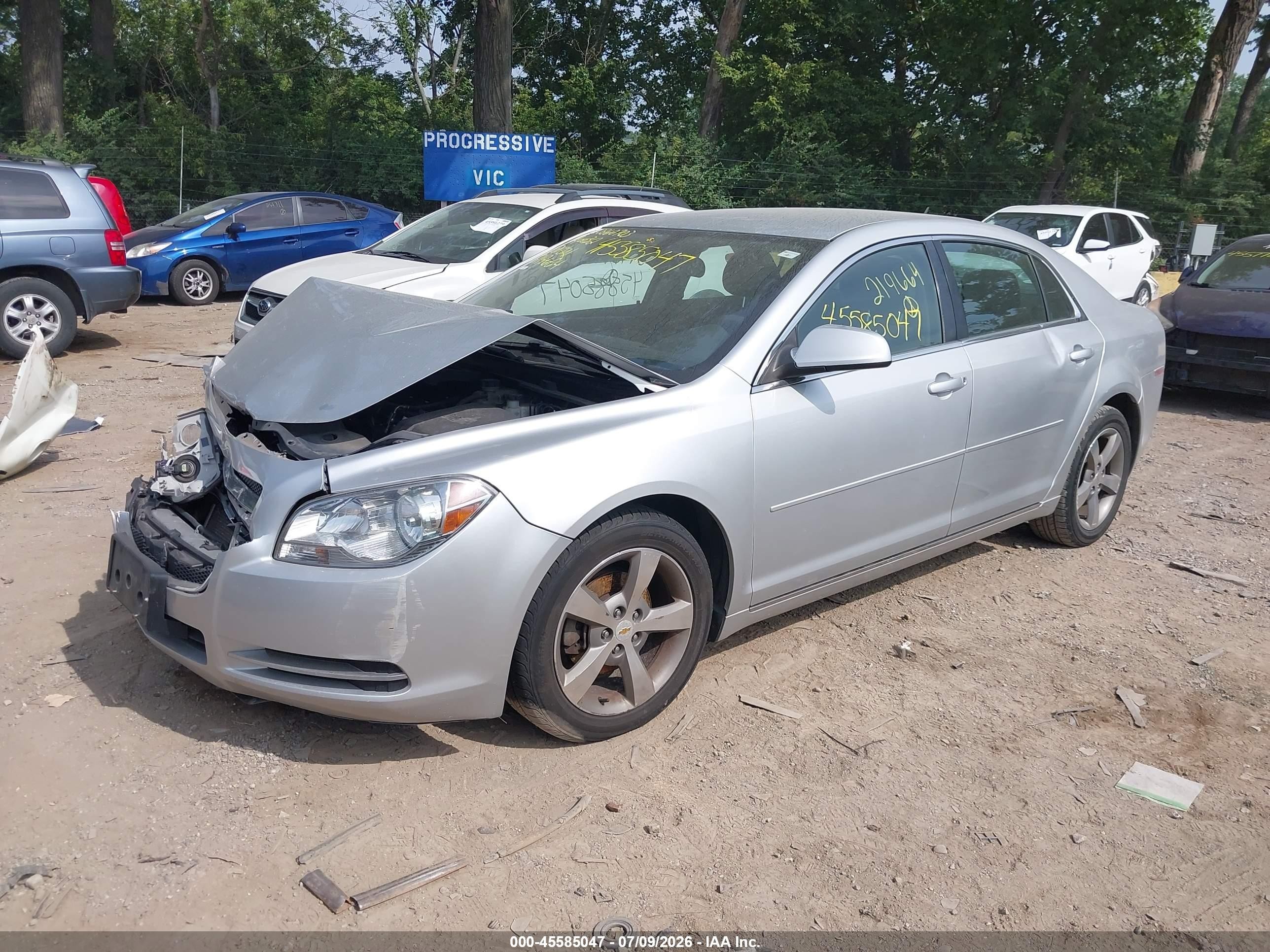 2011 Chevrolet Malibu 1lt Silver vin: 1G1ZC5E16BF219664