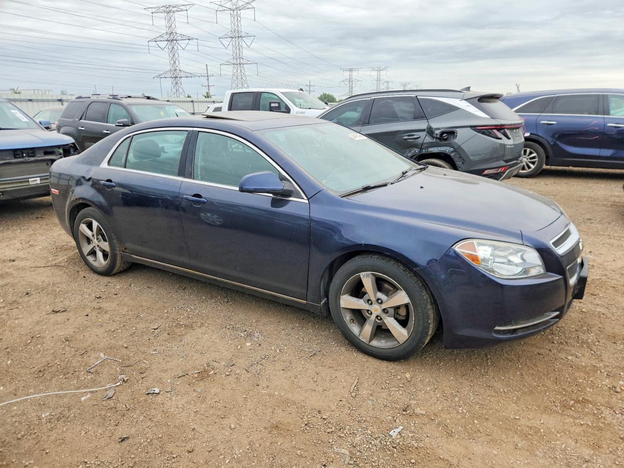 2011 Chevrolet Malibu 1lt Blue vin: 1G1ZC5E17BF114938