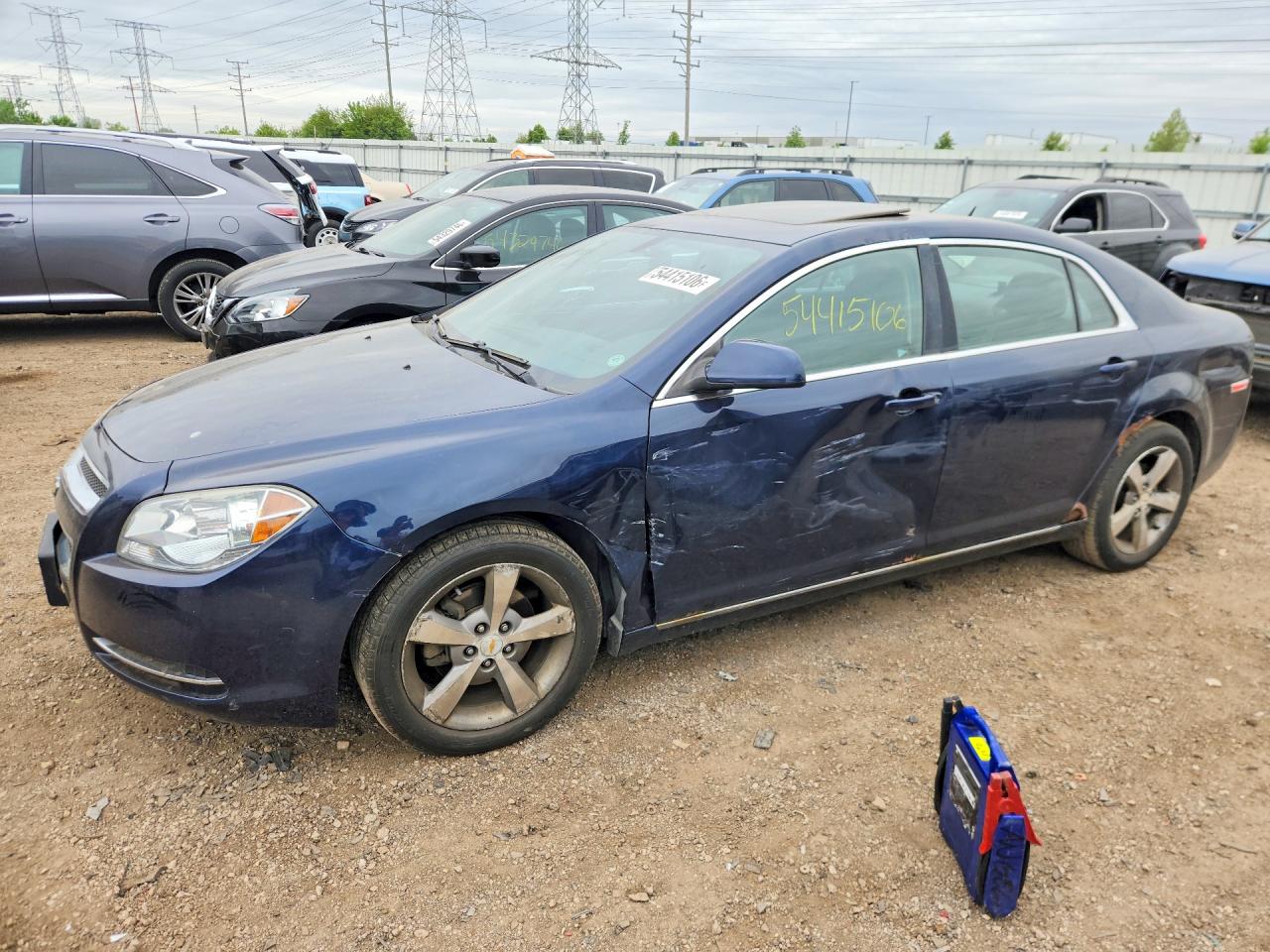 2011 Chevrolet Malibu 1lt Blue vin: 1G1ZC5E17BF114938