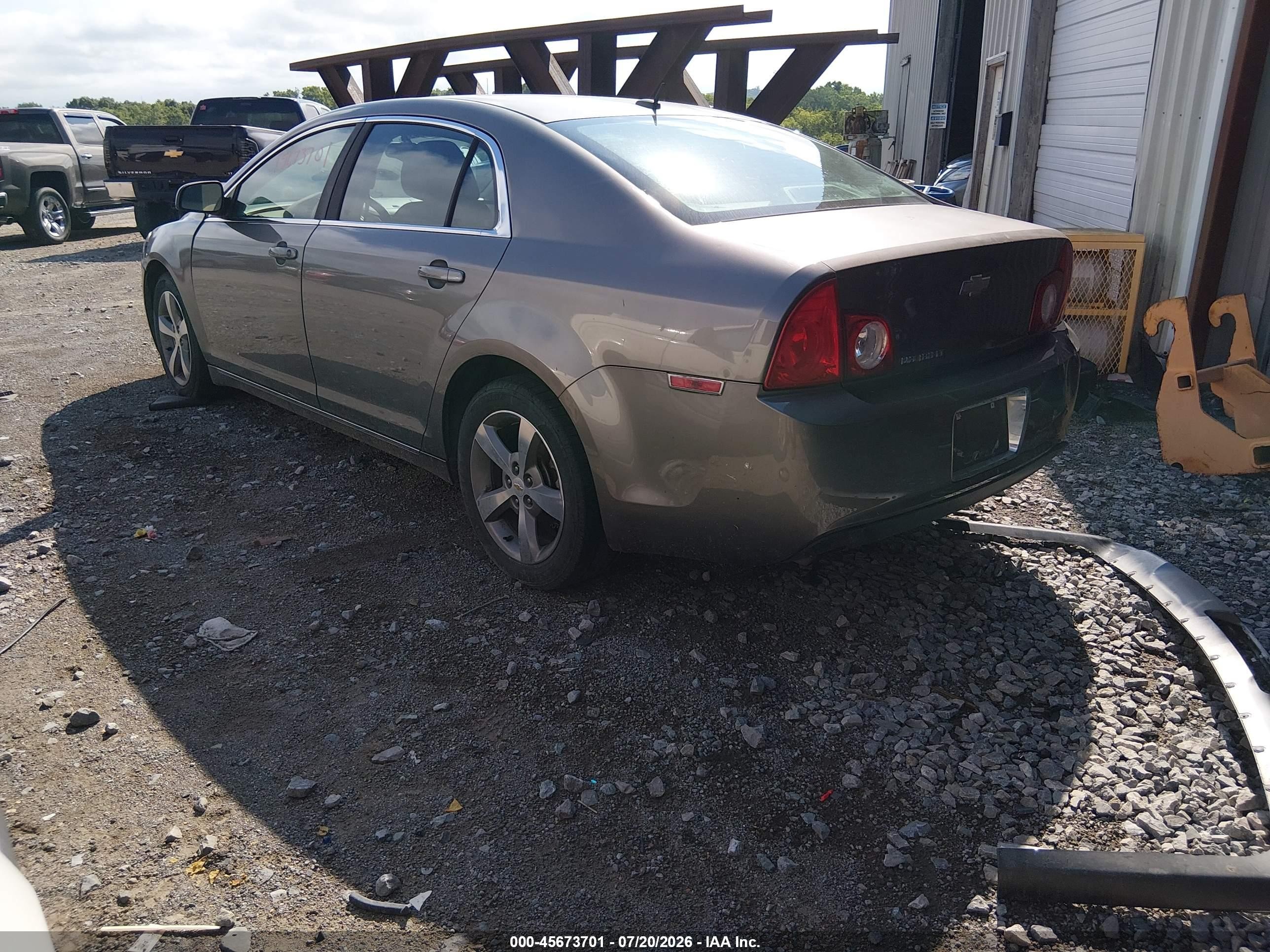 2011 Chevrolet Malibu 1lt Gray vin: 1G1ZC5E17BF186769