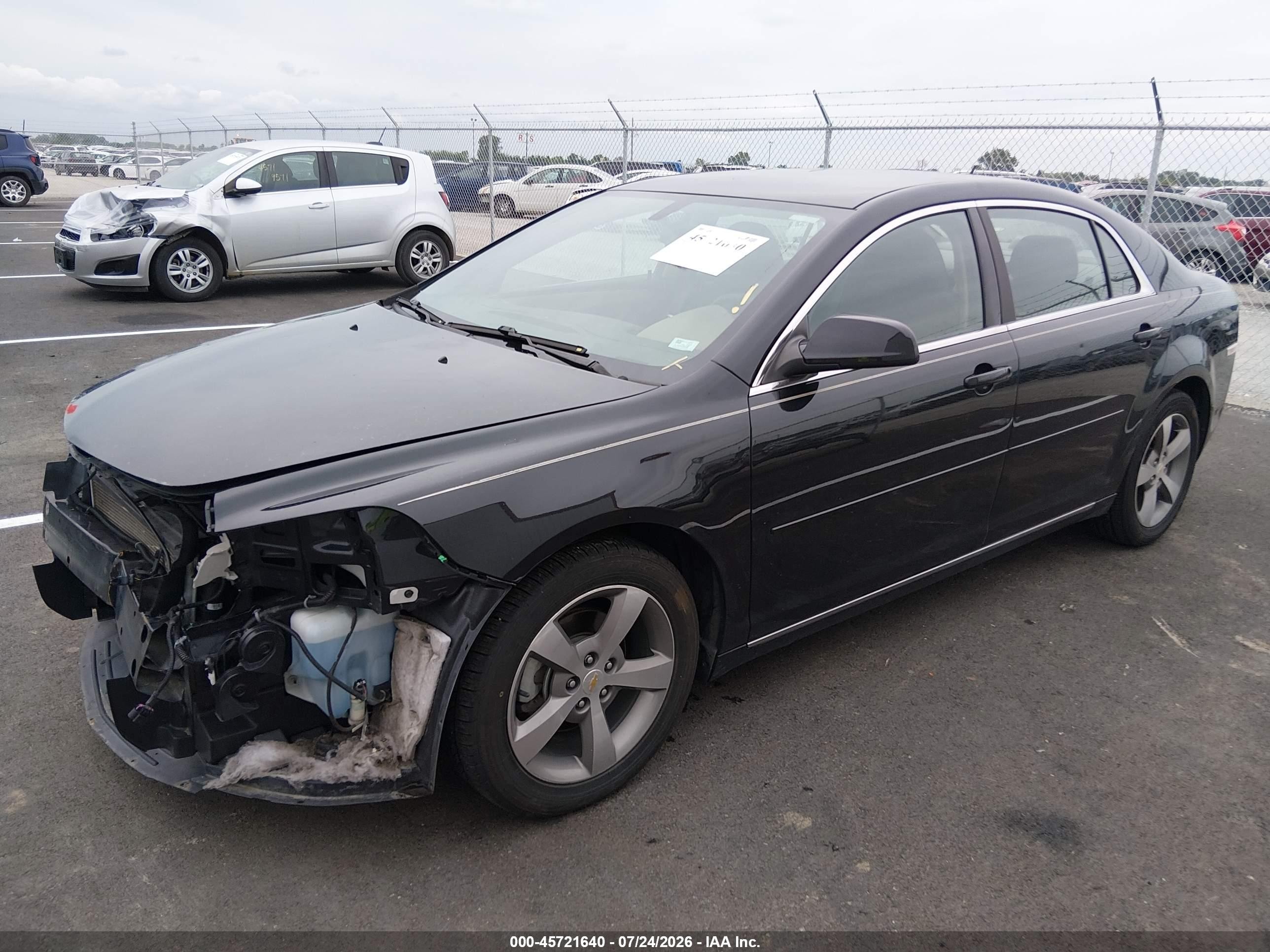 2011 Chevrolet Malibu 1lt Черный vin: 1G1ZC5E17BF224260