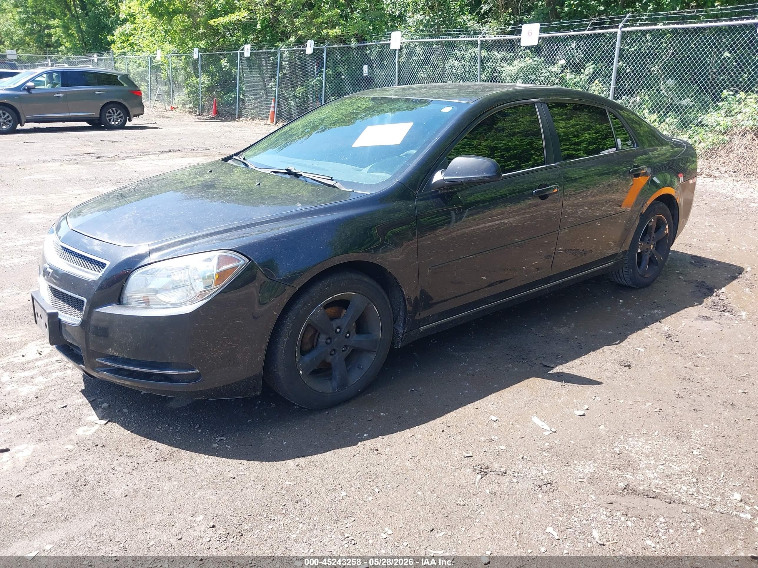 2011 Chevrolet Malibu 1lt Черный vin: 1G1ZC5E17BF332491