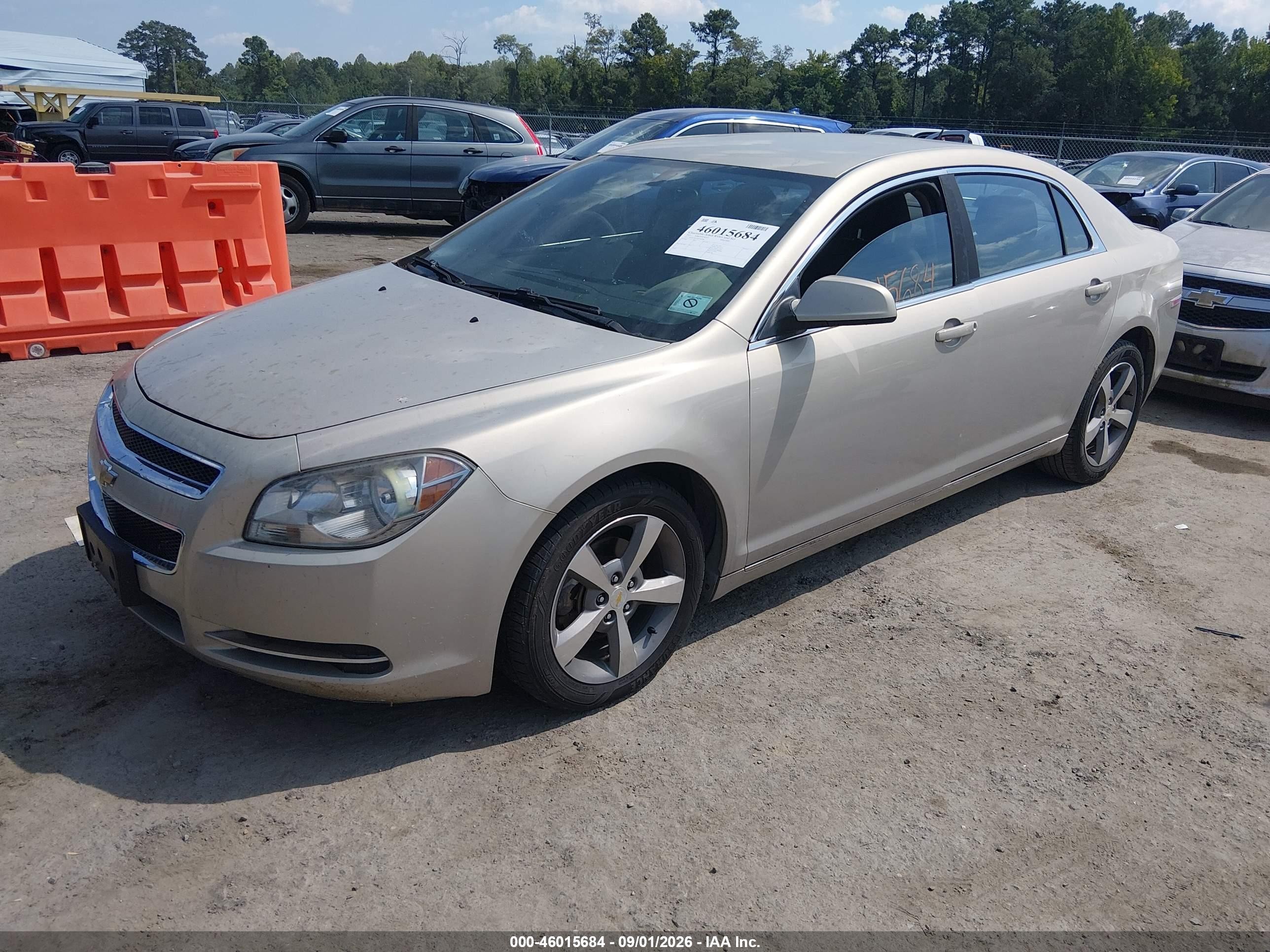 2011 Chevrolet Malibu 1lt Champagne vin: 1G1ZC5E17BF382906