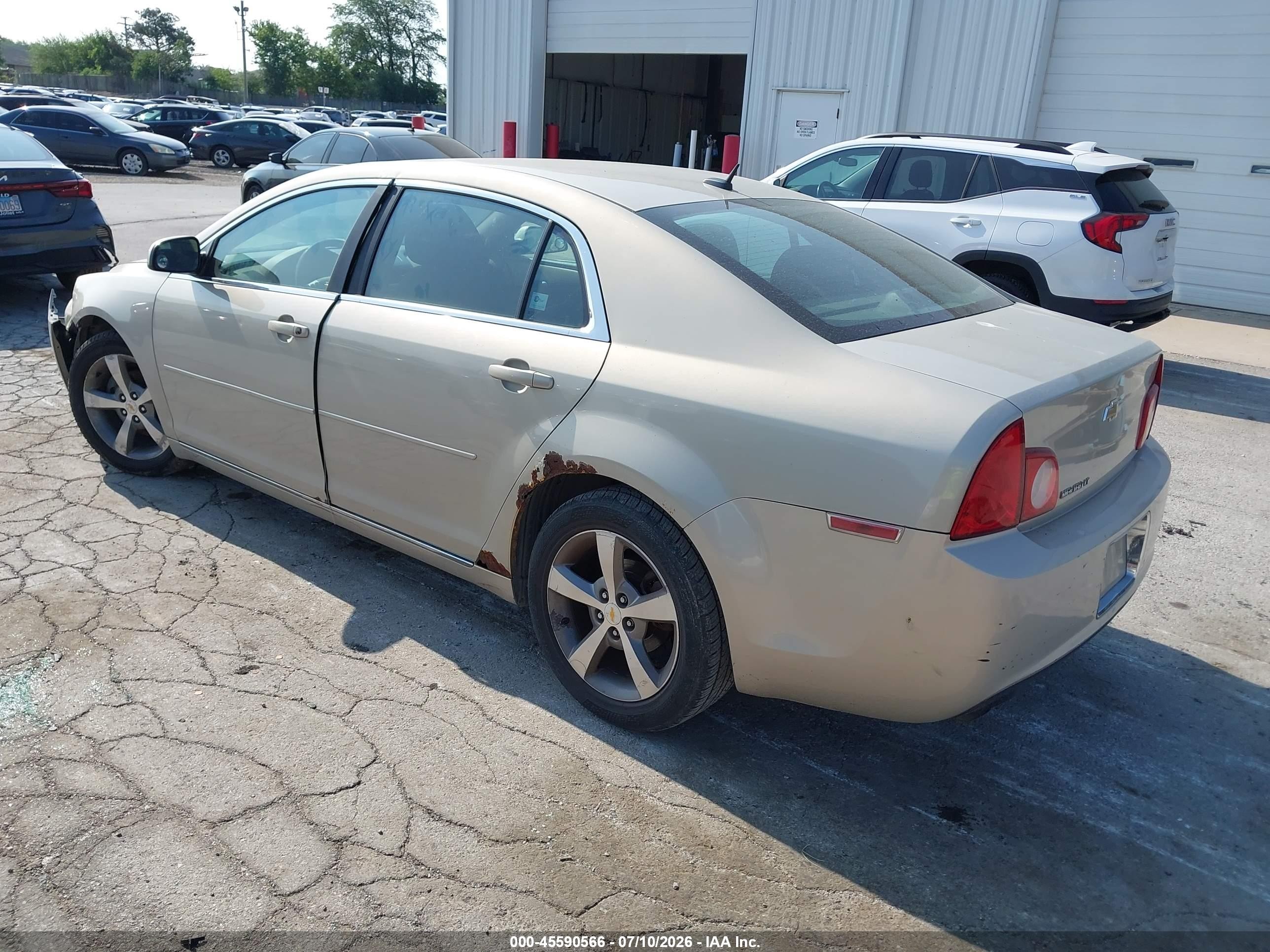2011 Chevrolet Malibu 1lt Золотой vin: 1G1ZC5E19BF130347