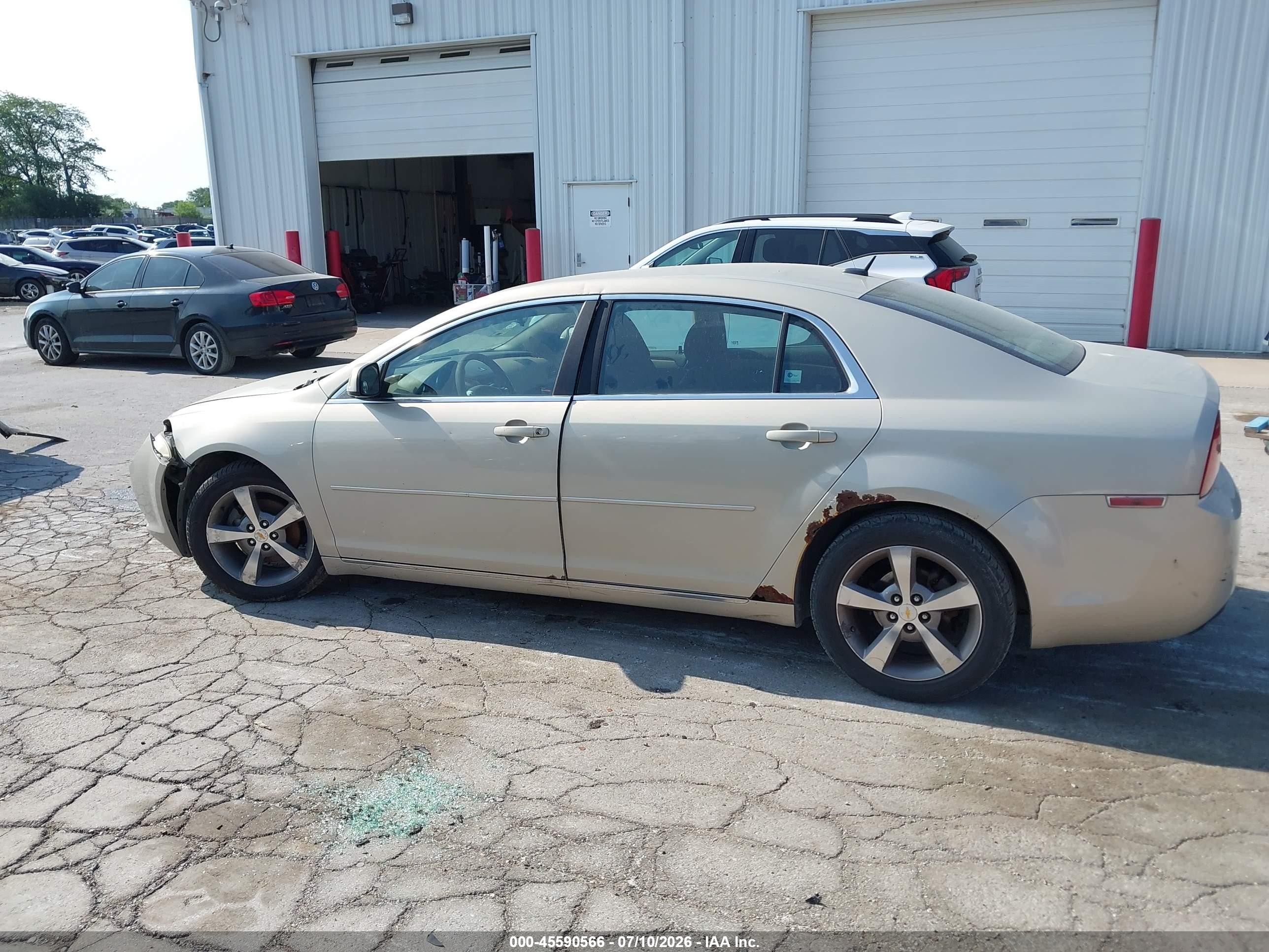 2011 Chevrolet Malibu 1lt Золотой vin: 1G1ZC5E19BF130347