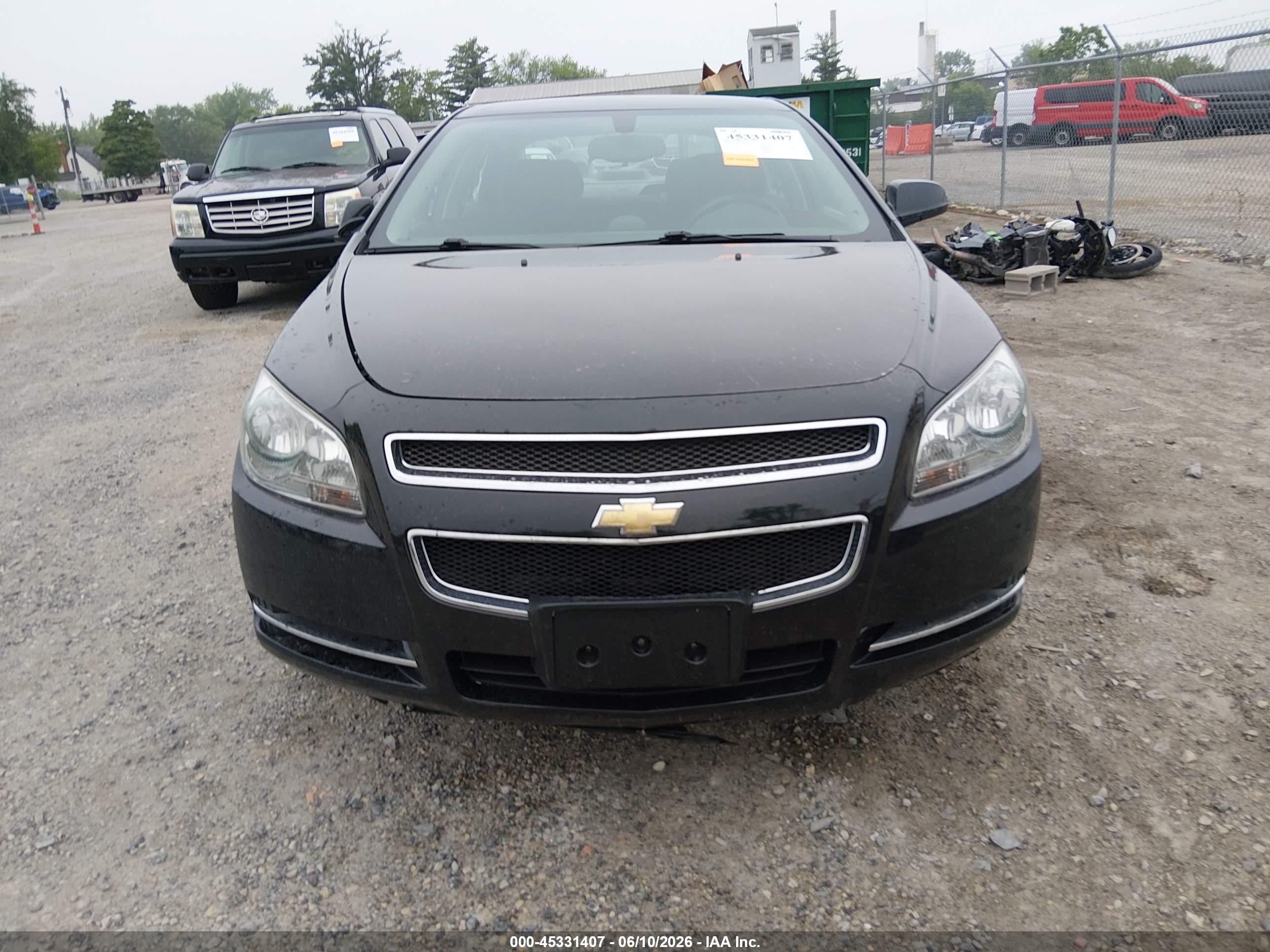 2011 Chevrolet Malibu 1lt Black vin: 1G1ZC5E19BF224504