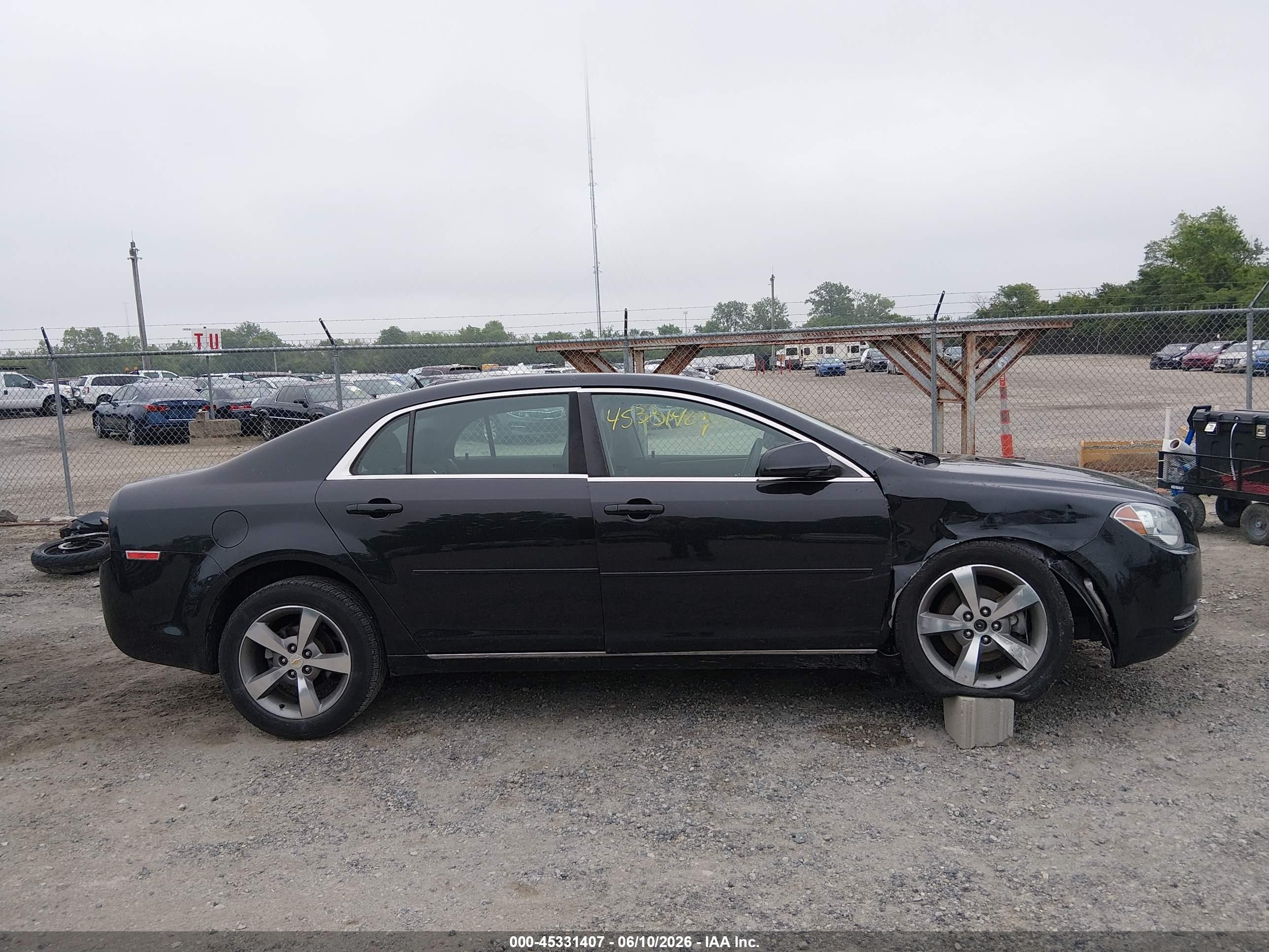 2011 Chevrolet Malibu 1lt Black vin: 1G1ZC5E19BF224504