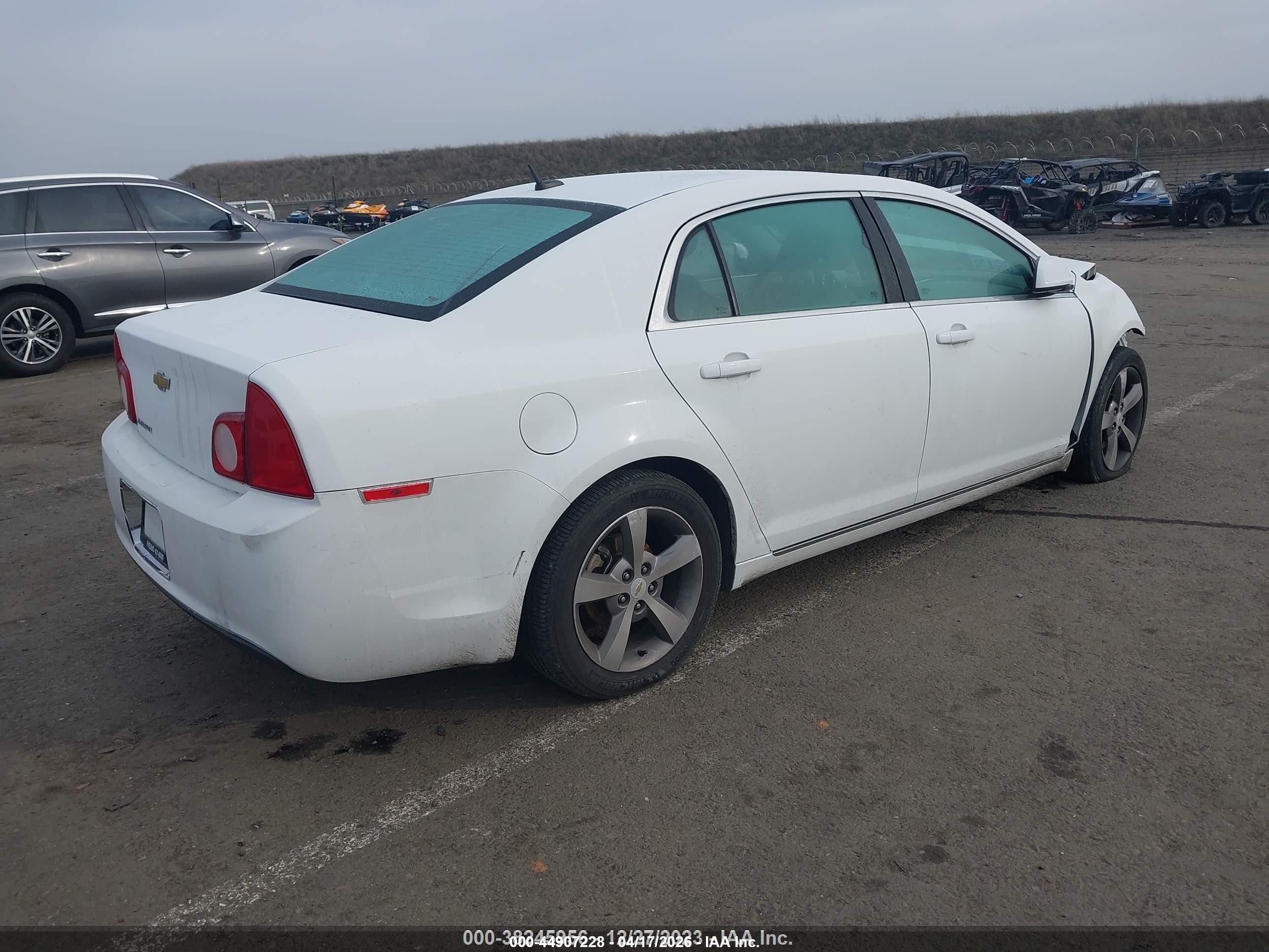 2011 Chevrolet Malibu 1lt White vin: 1G1ZC5E1XBF257673