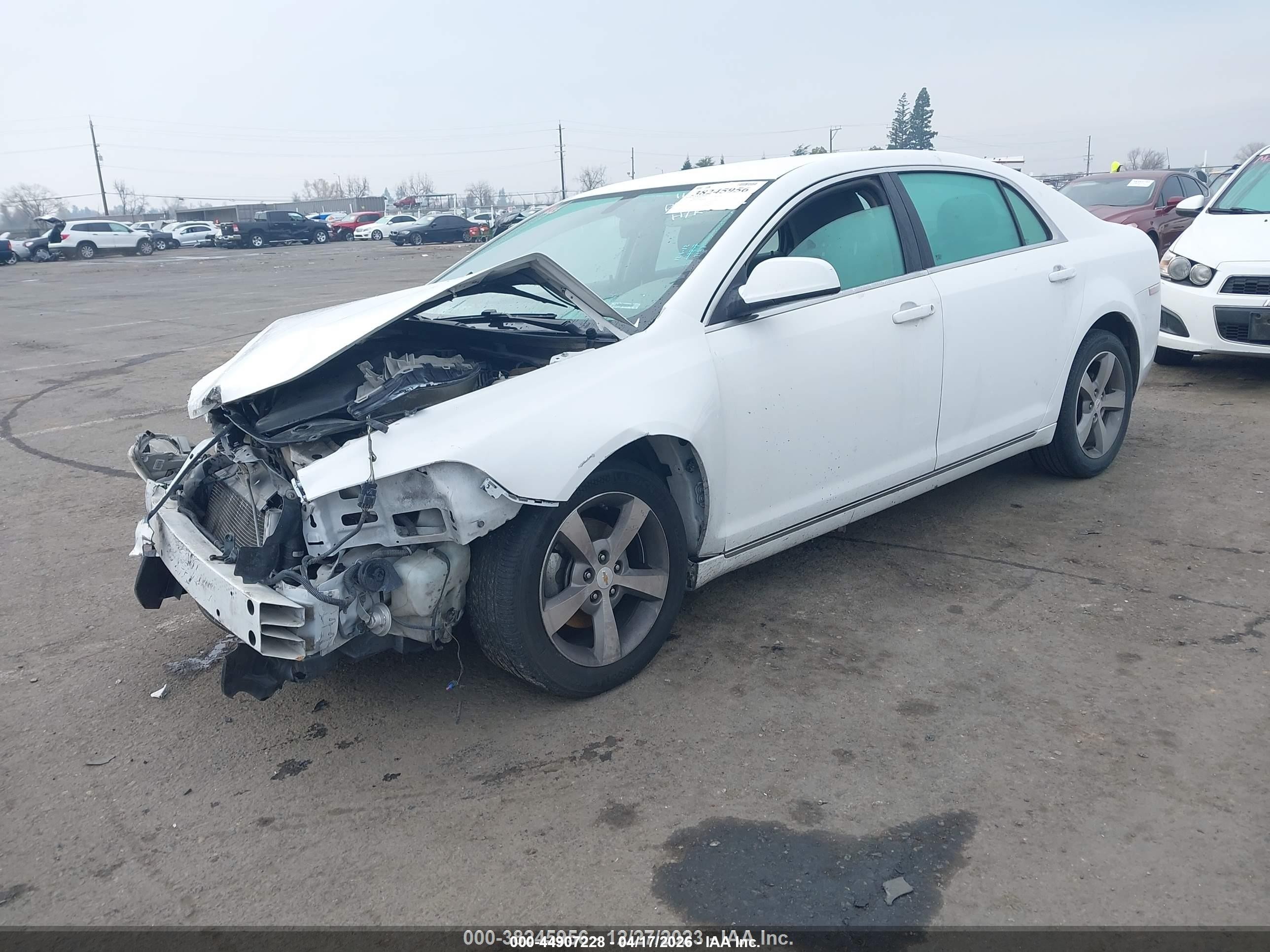 2011 Chevrolet Malibu 1lt White vin: 1G1ZC5E1XBF257673