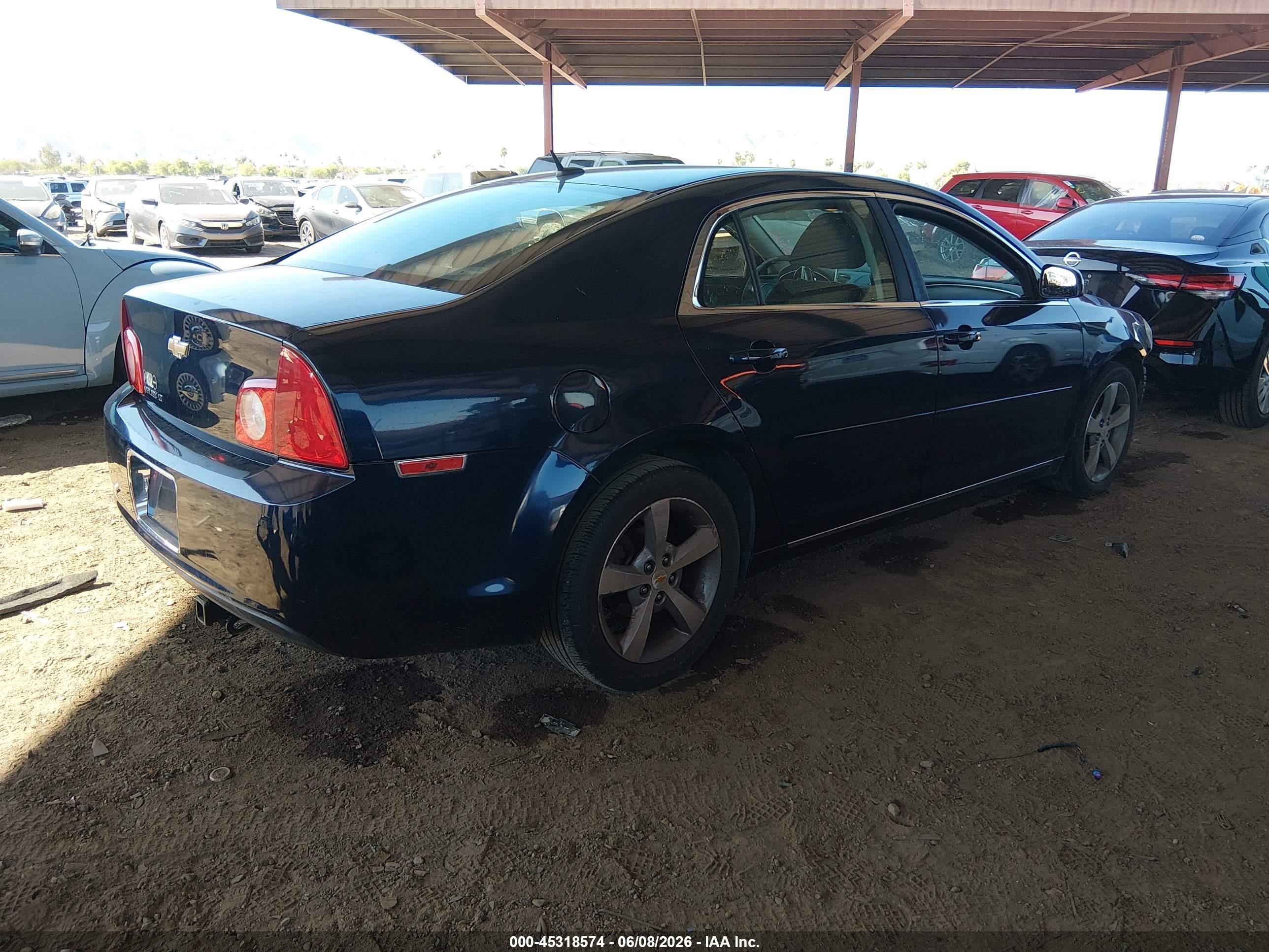 2011 Chevrolet Malibu 1lt Blue vin: 1G1ZC5E1XBF324112