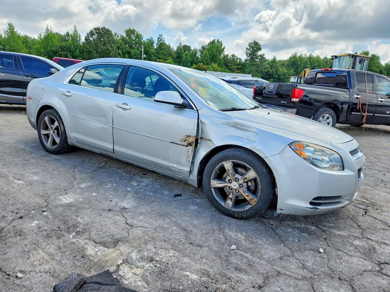 2011 Chevrolet Malibu 1lt Silver vin: 1G1ZC5E1XBF377215