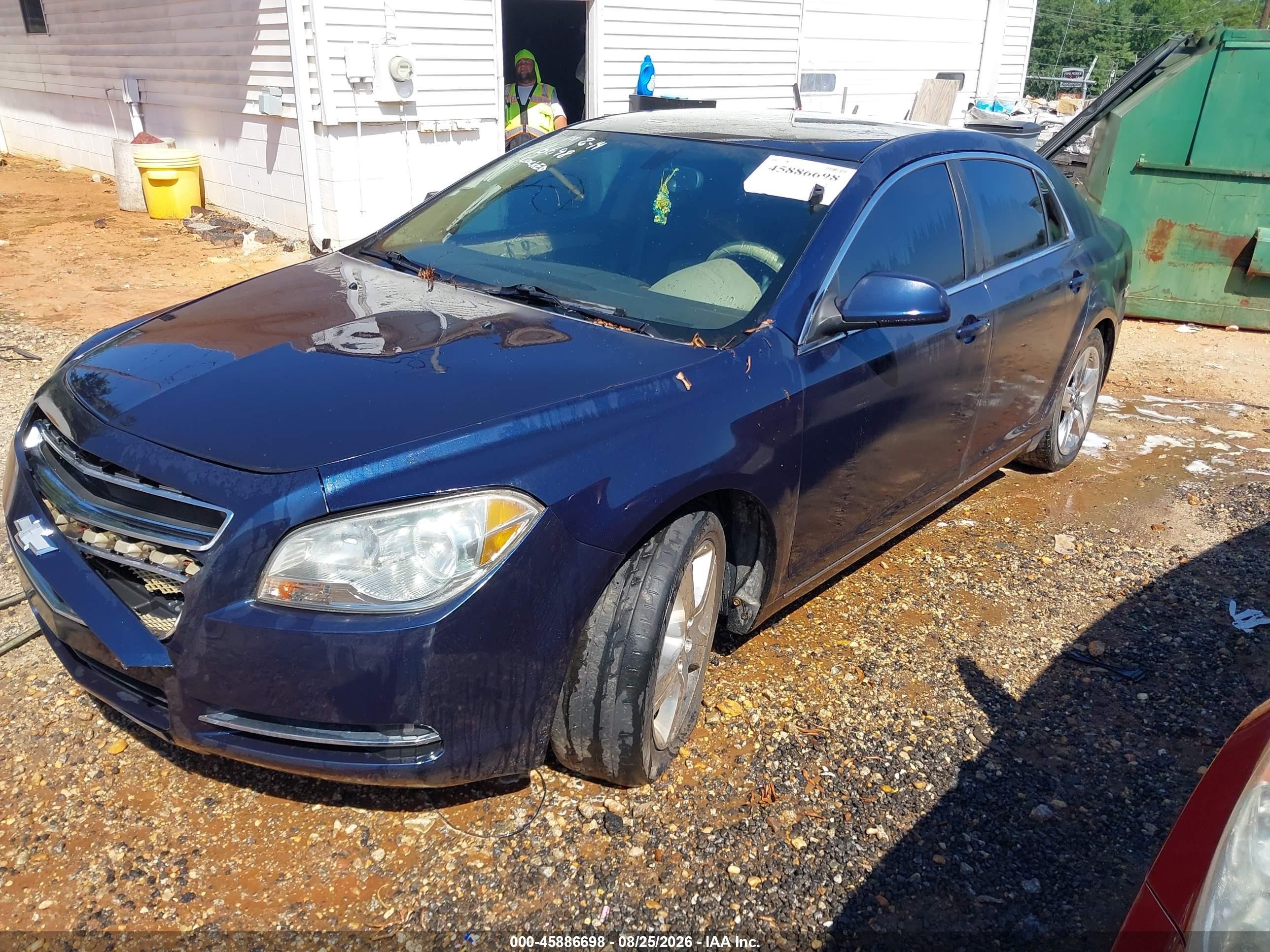 2010 Chevrolet Malibu Lt Navy vin: 1G1ZC5EB0AF146735