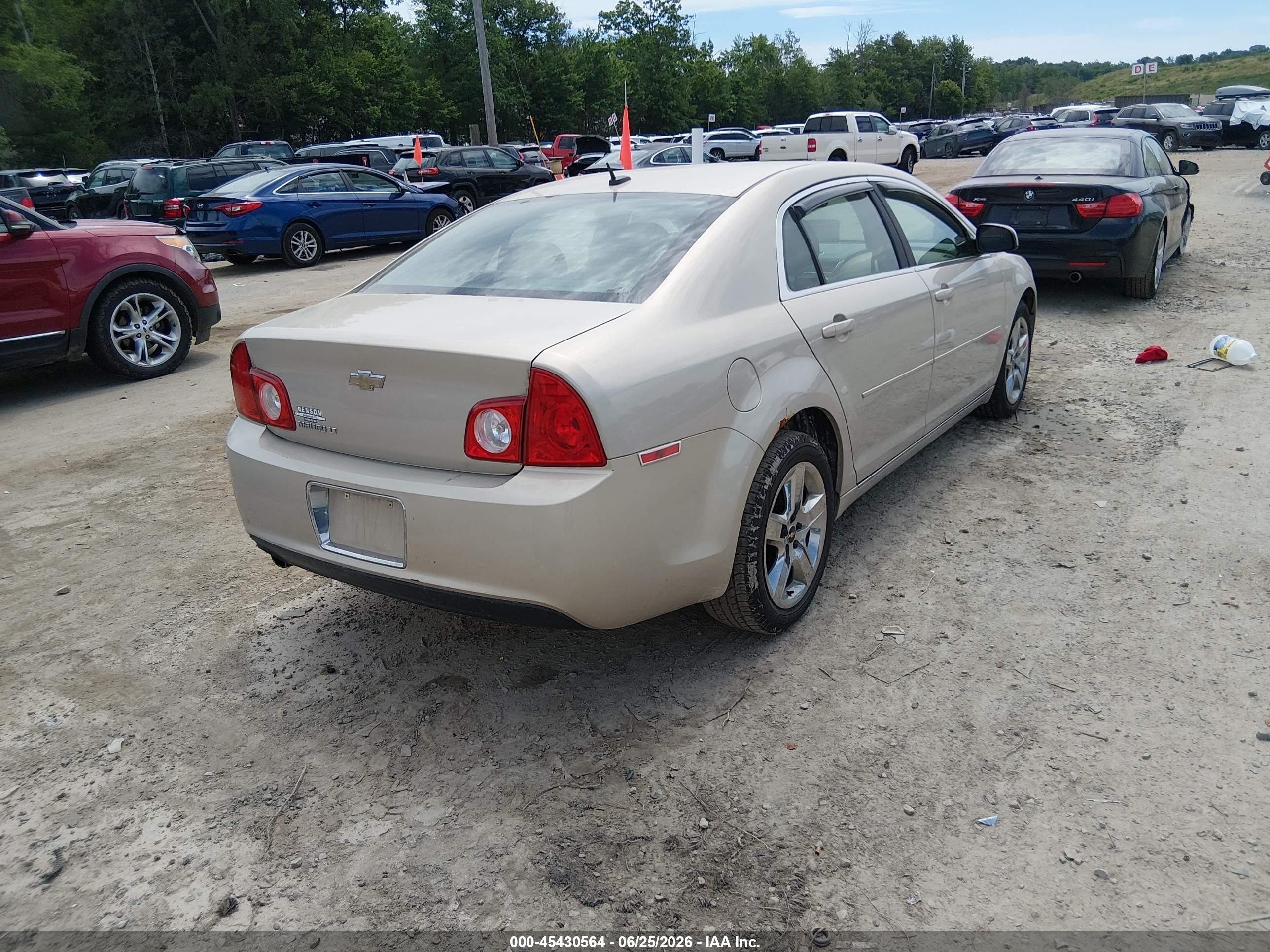 2010 Chevrolet Malibu Lt Gold vin: 1G1ZC5EB0AF163325