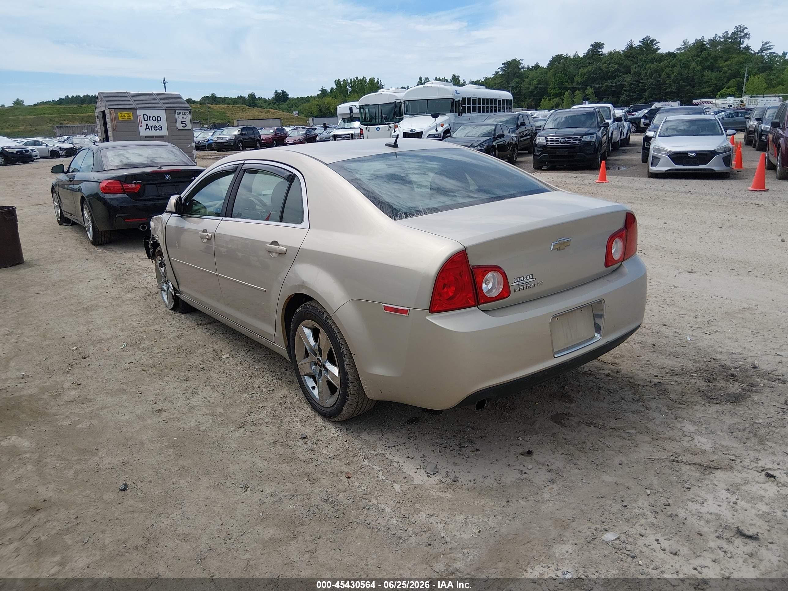 2010 Chevrolet Malibu Lt Gold vin: 1G1ZC5EB0AF163325