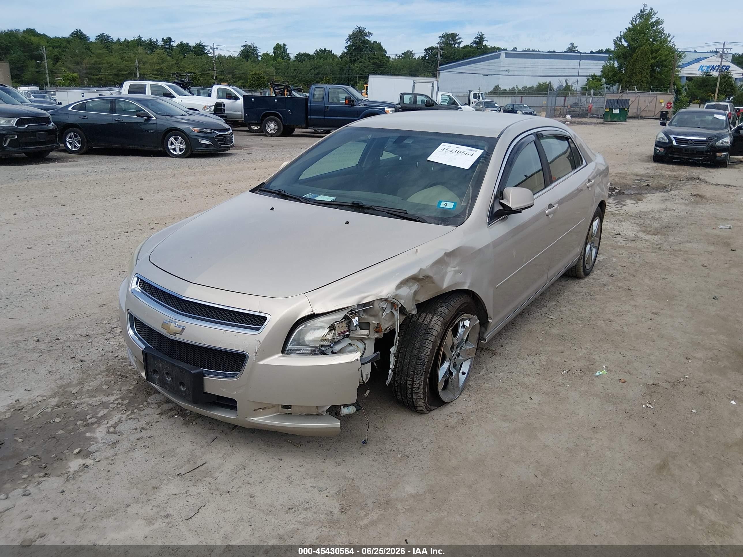 2010 Chevrolet Malibu Lt Gold vin: 1G1ZC5EB0AF163325