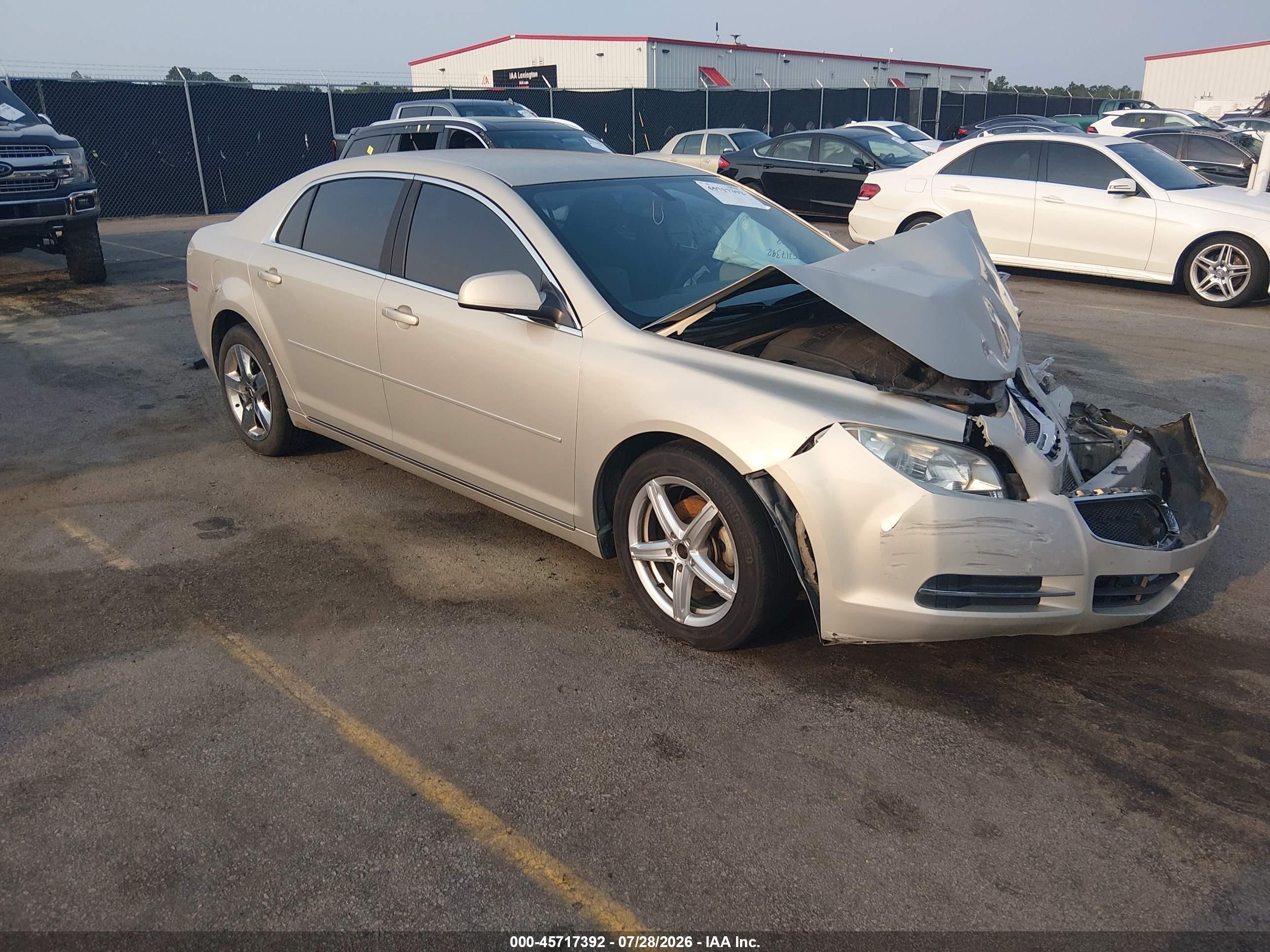 2010 Chevrolet Malibu Lt Beige vin: 1G1ZC5EB0AF237259