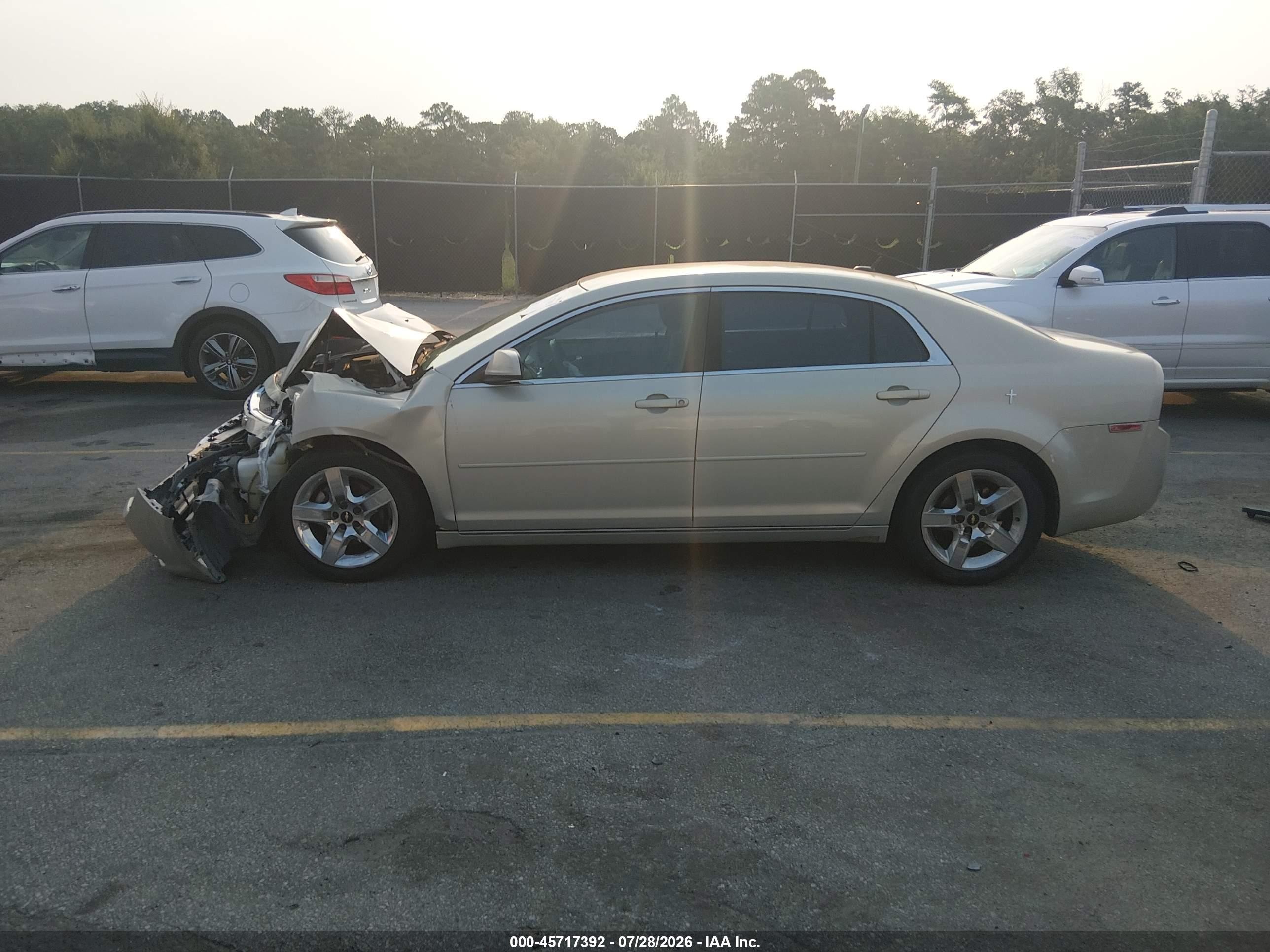 2010 Chevrolet Malibu Lt Beige vin: 1G1ZC5EB0AF237259