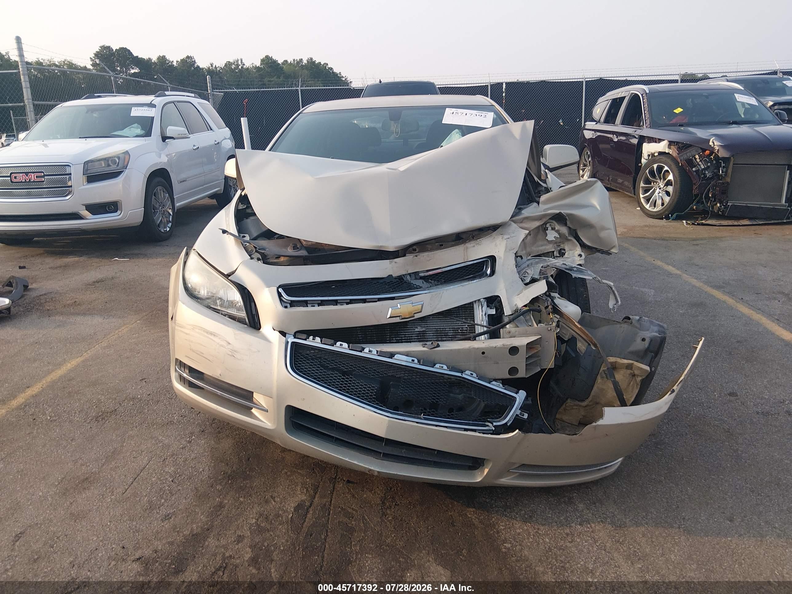 2010 Chevrolet Malibu Lt Beige vin: 1G1ZC5EB0AF237259