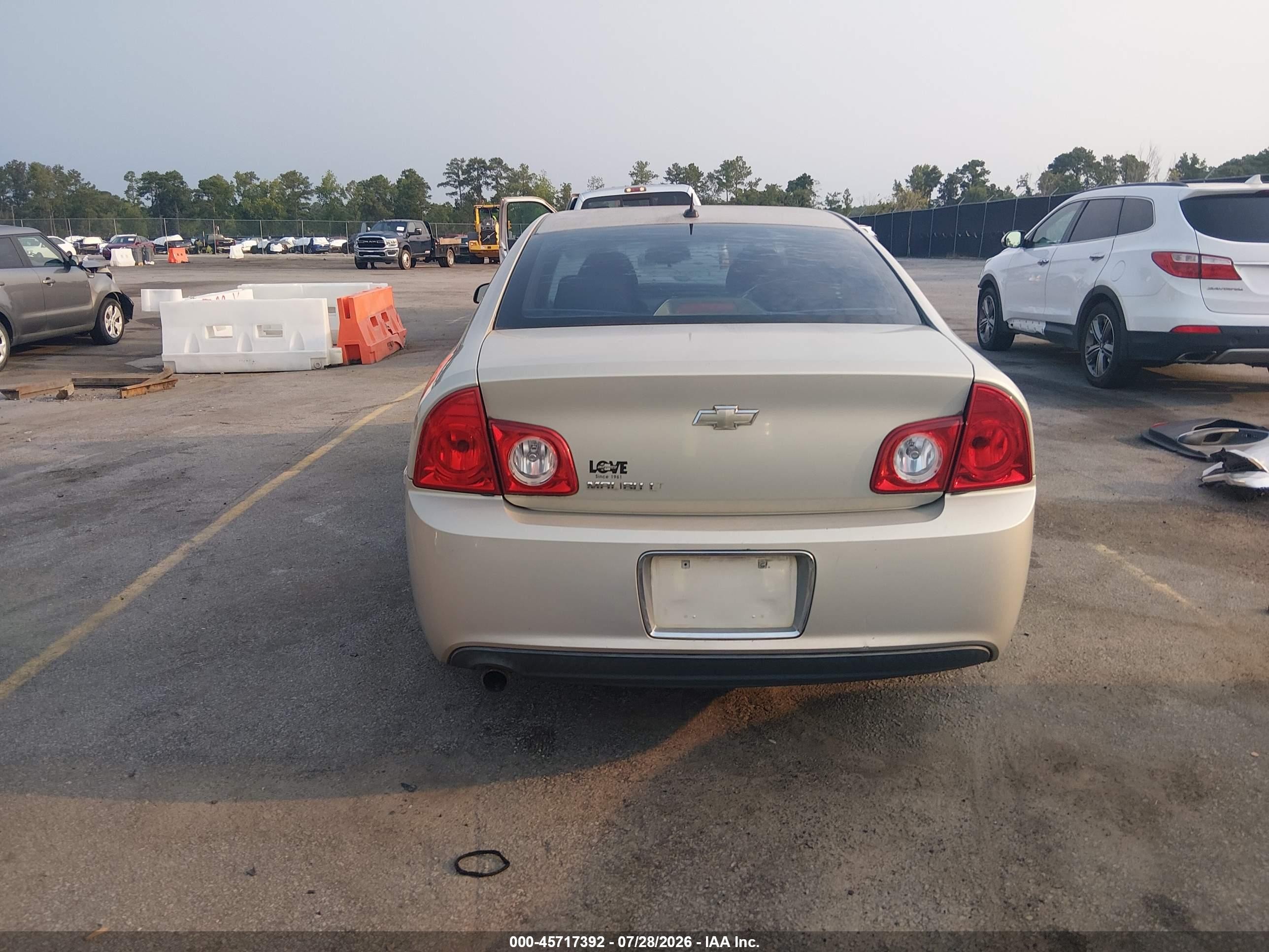 2010 Chevrolet Malibu Lt Beige vin: 1G1ZC5EB0AF237259