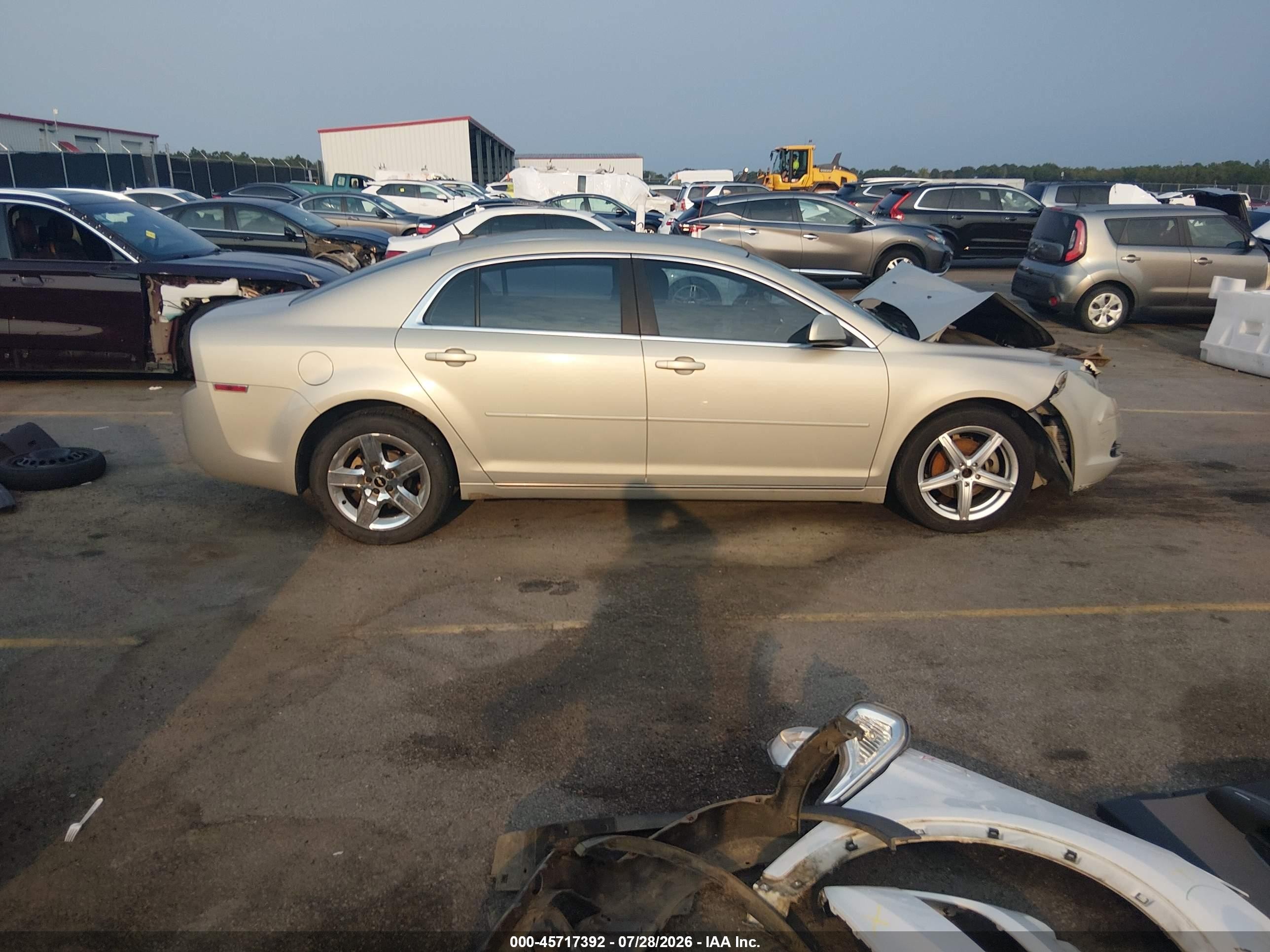 2010 Chevrolet Malibu Lt Beige vin: 1G1ZC5EB0AF237259