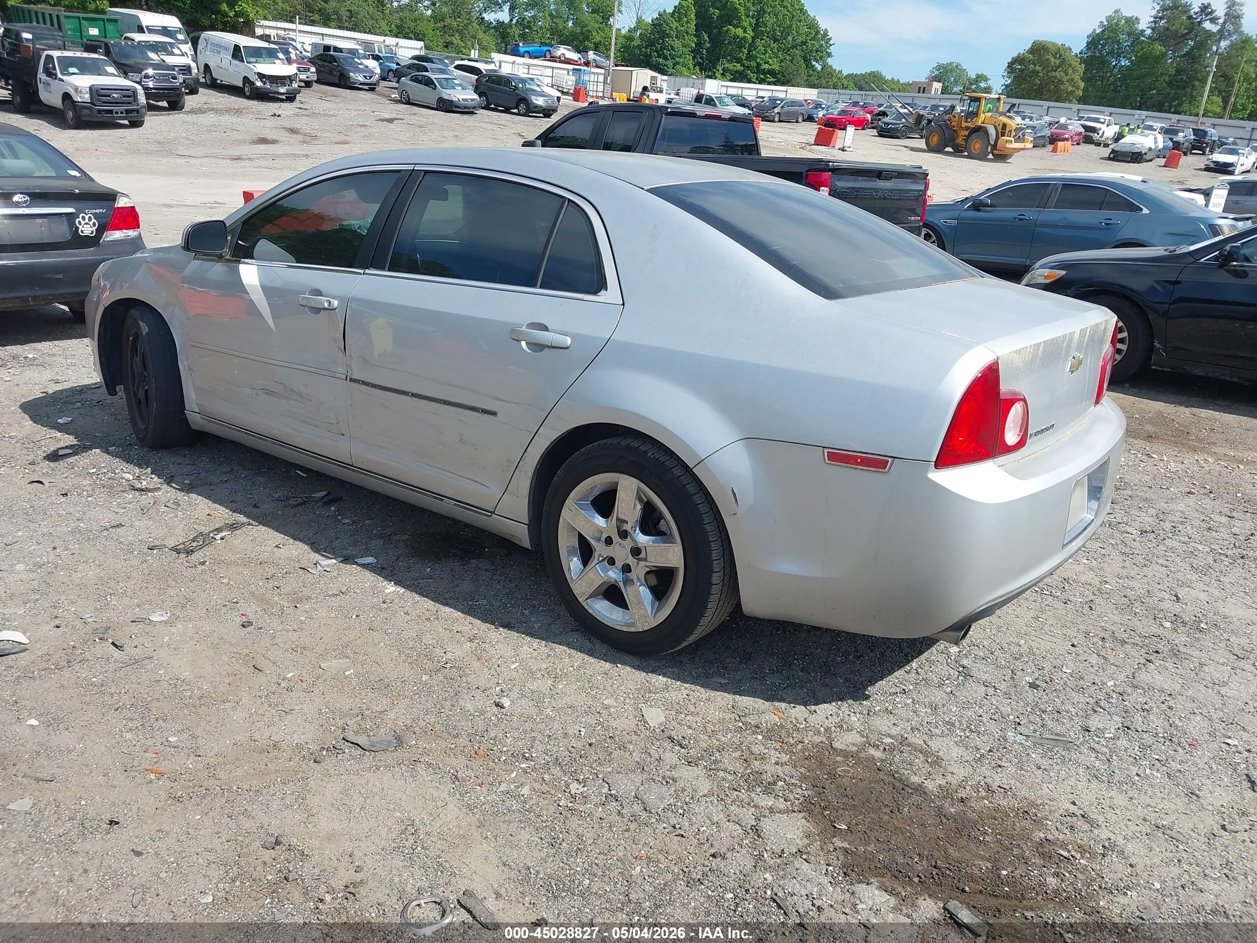 2010 Chevrolet Malibu Lt Silver vin: 1G1ZC5EB0AF254837