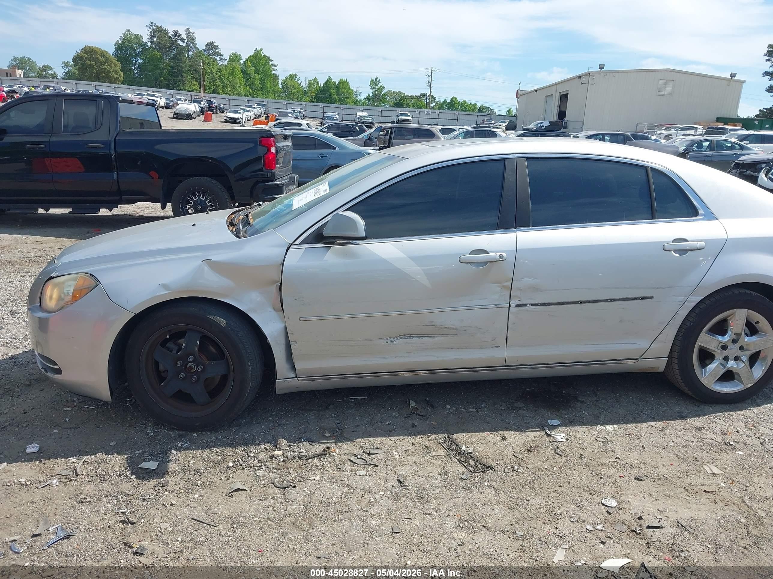 2010 Chevrolet Malibu Lt Silver vin: 1G1ZC5EB0AF254837