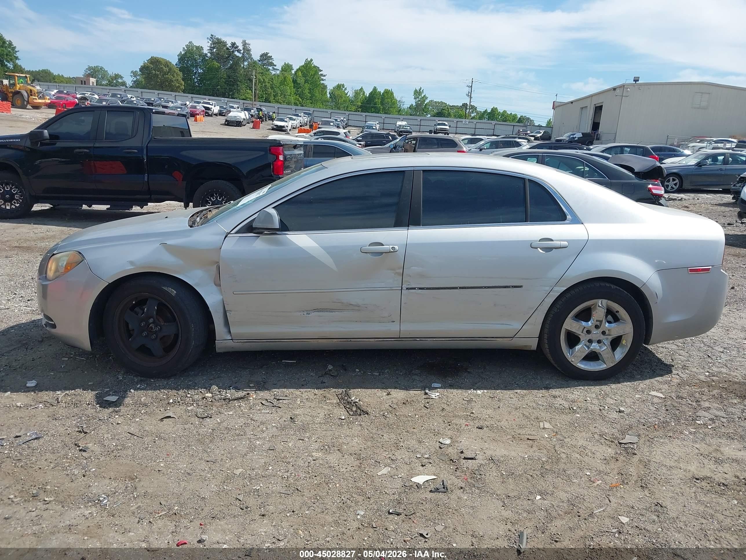 2010 Chevrolet Malibu Lt Silver vin: 1G1ZC5EB0AF254837