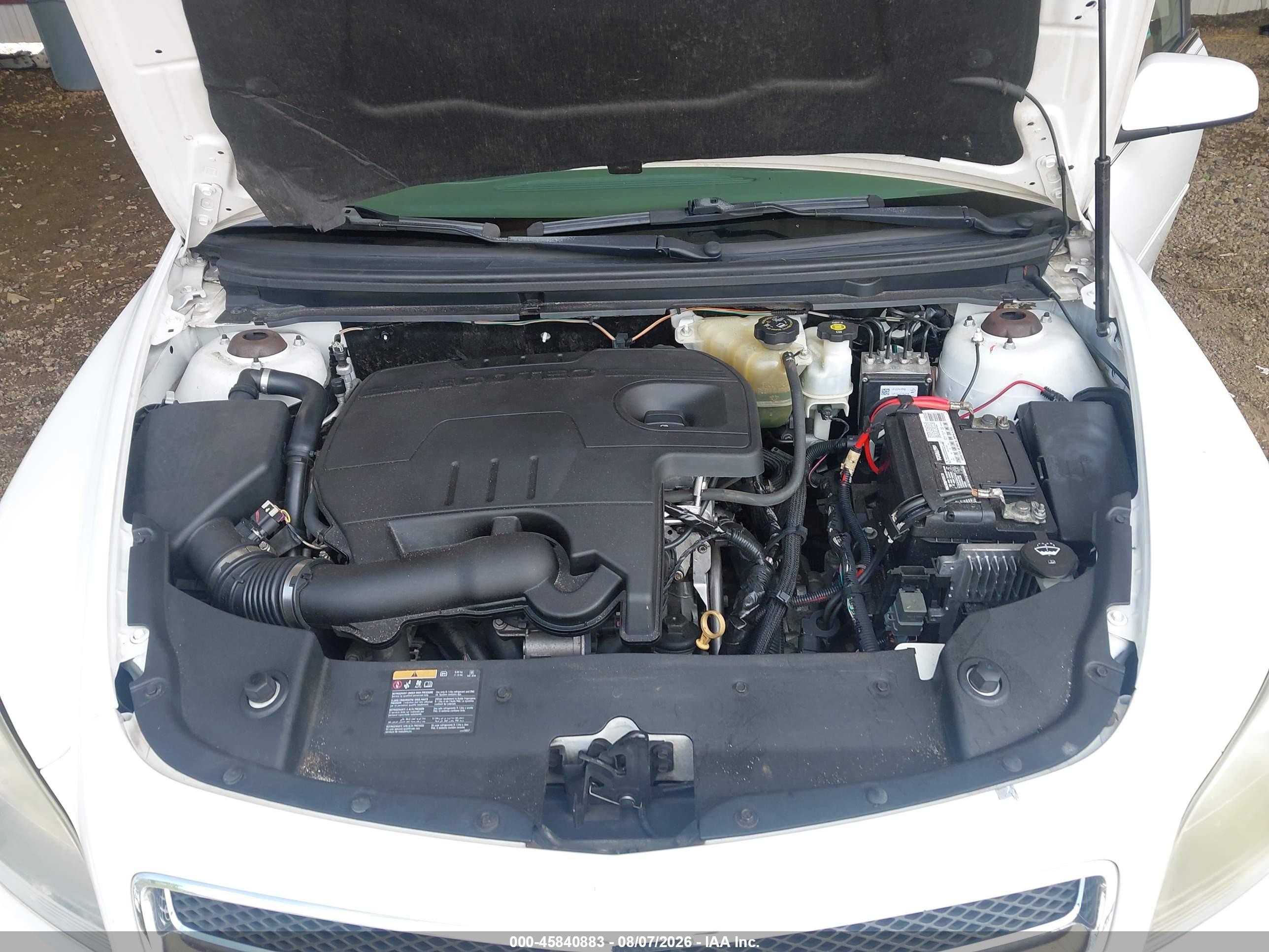 2010 Chevrolet Malibu Lt White vin: 1G1ZC5EB0AF291175