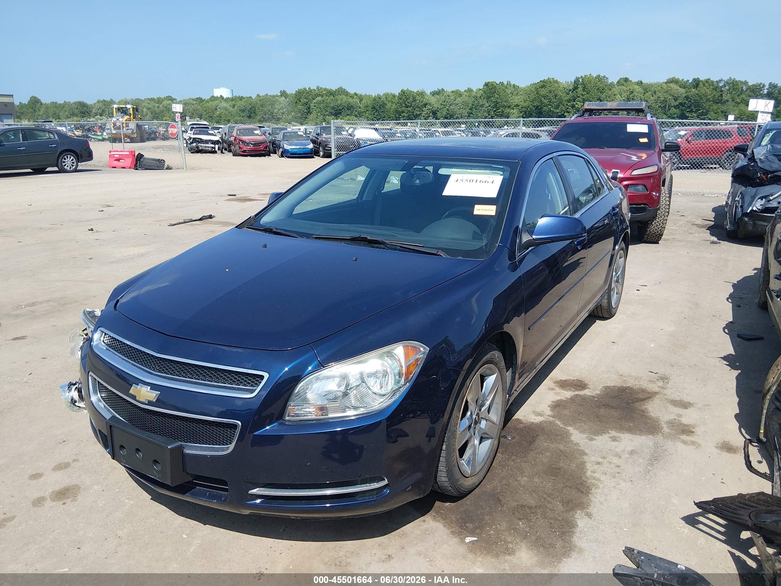 2010 Chevrolet Malibu Lt Navy vin: 1G1ZC5EB0AF292231