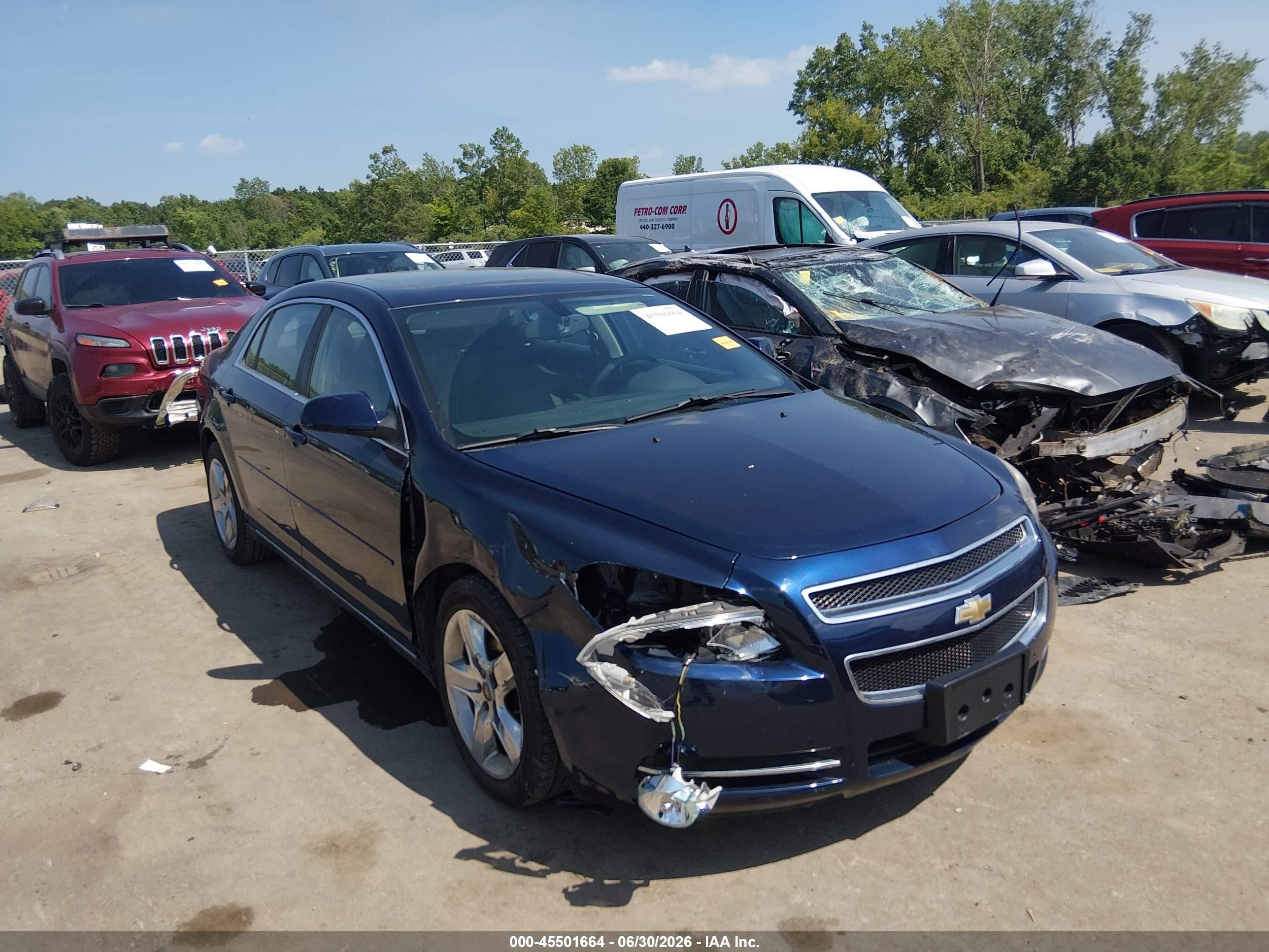 2010 Chevrolet Malibu Lt Navy vin: 1G1ZC5EB0AF292231