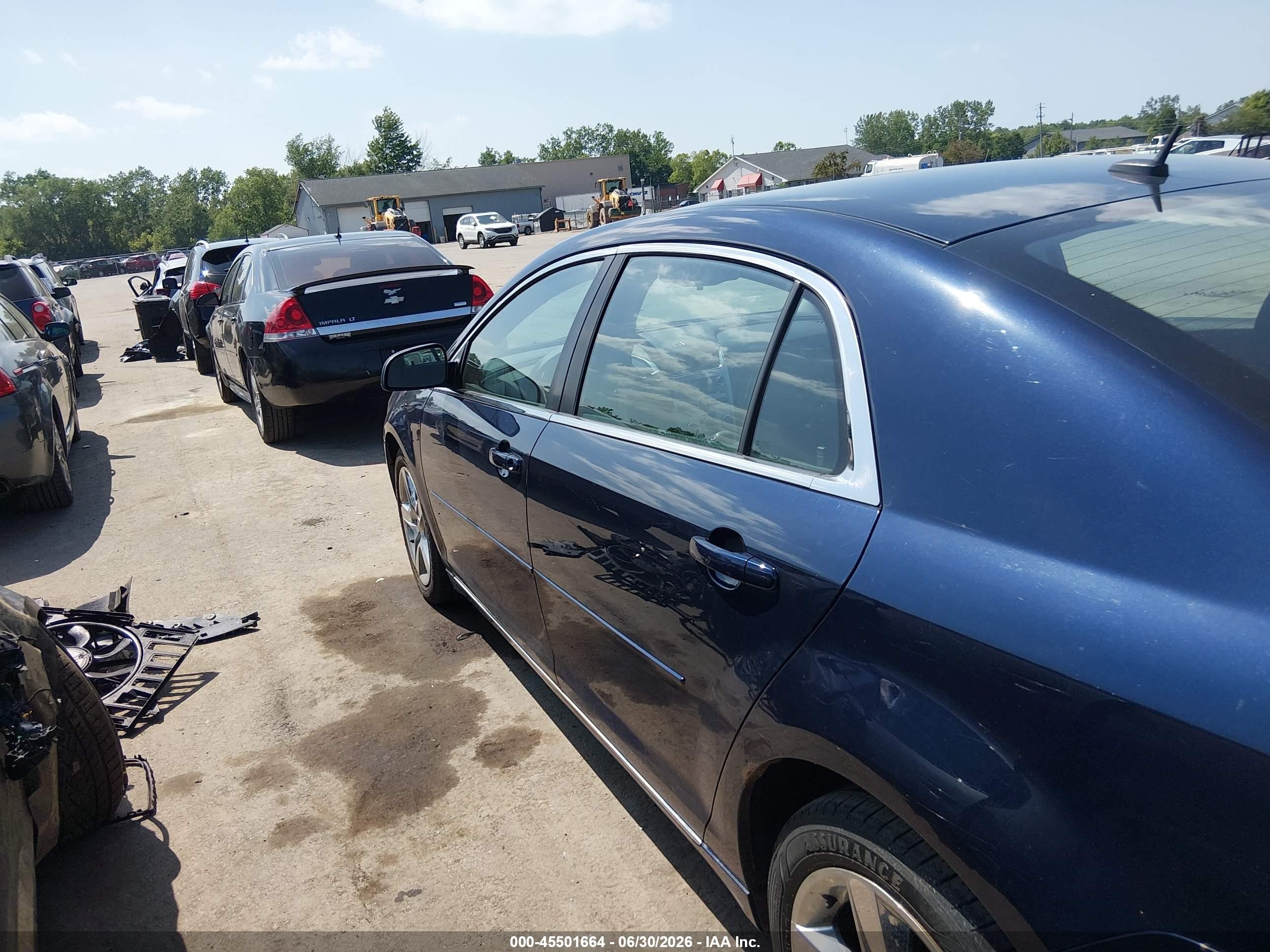 2010 Chevrolet Malibu Lt Navy vin: 1G1ZC5EB0AF292231