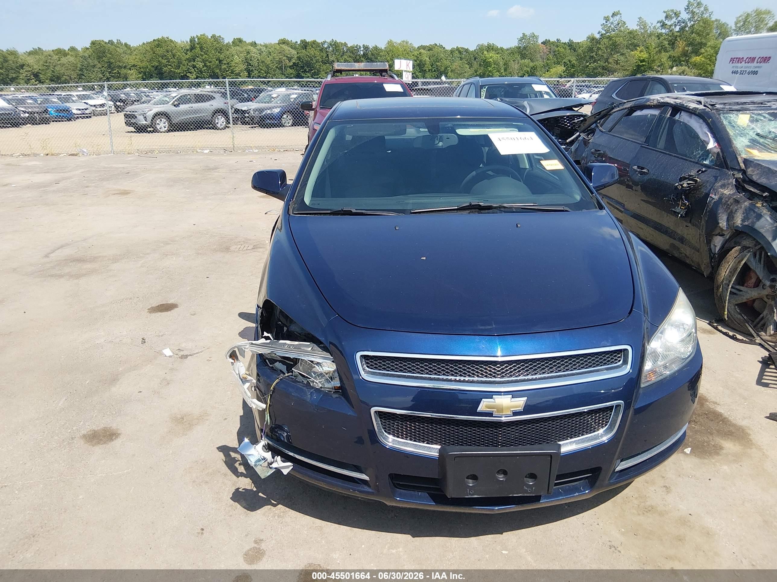 2010 Chevrolet Malibu Lt Navy vin: 1G1ZC5EB0AF292231