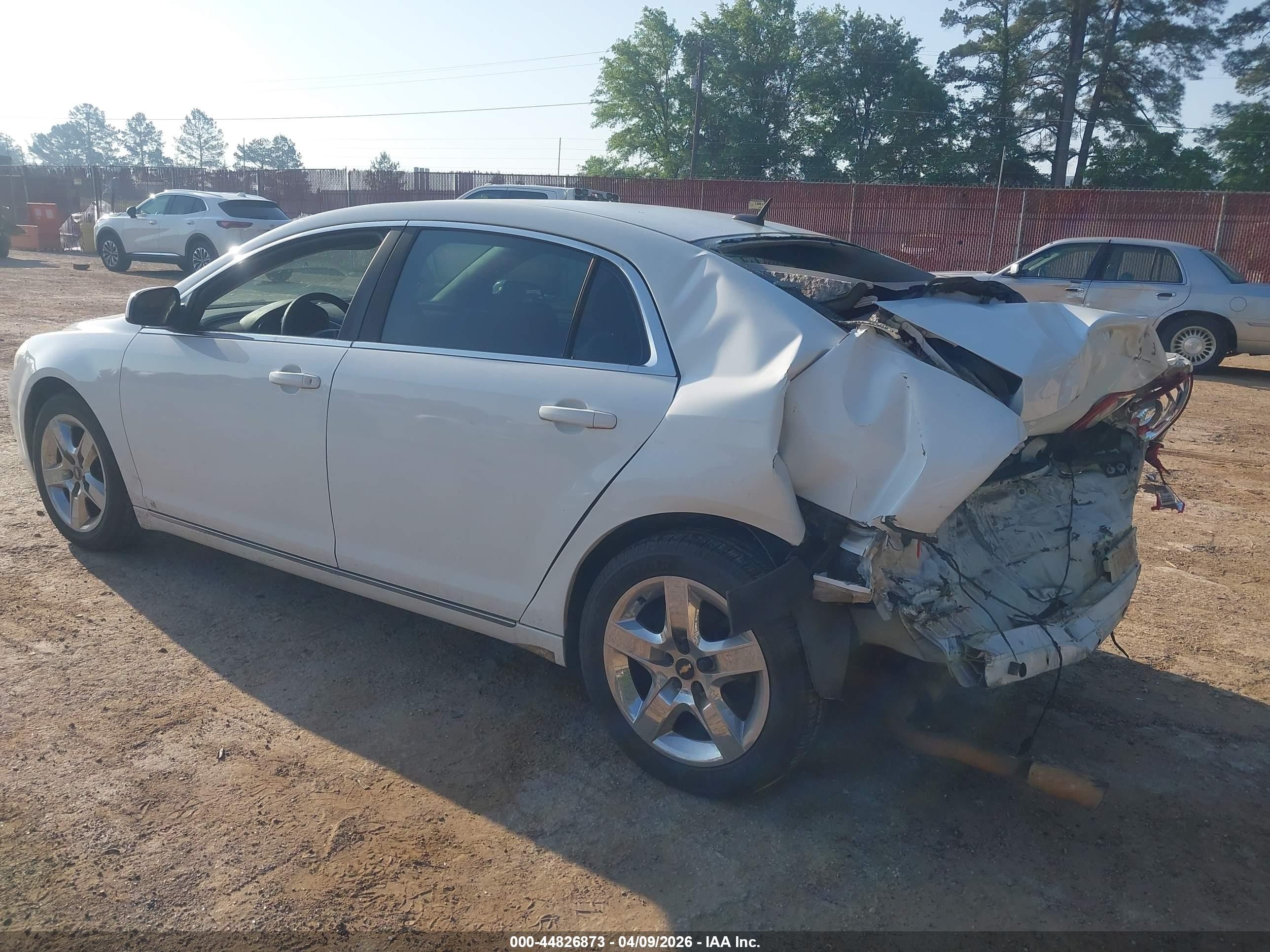 2010 Chevrolet Malibu Lt White vin: 1G1ZC5EB1A4123542