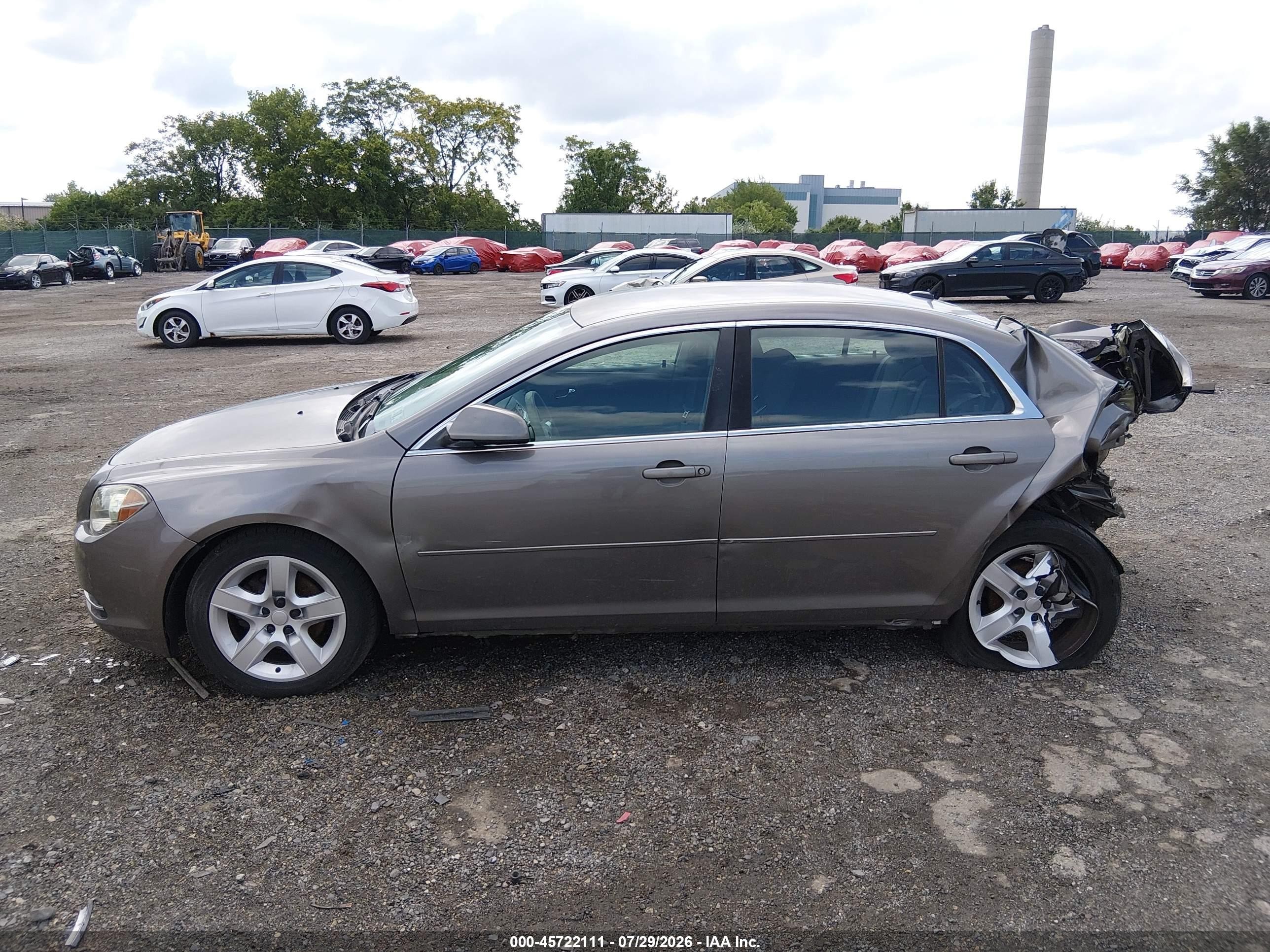 2010 Chevrolet Malibu Lt Champagne vin: 1G1ZC5EB1A4140972