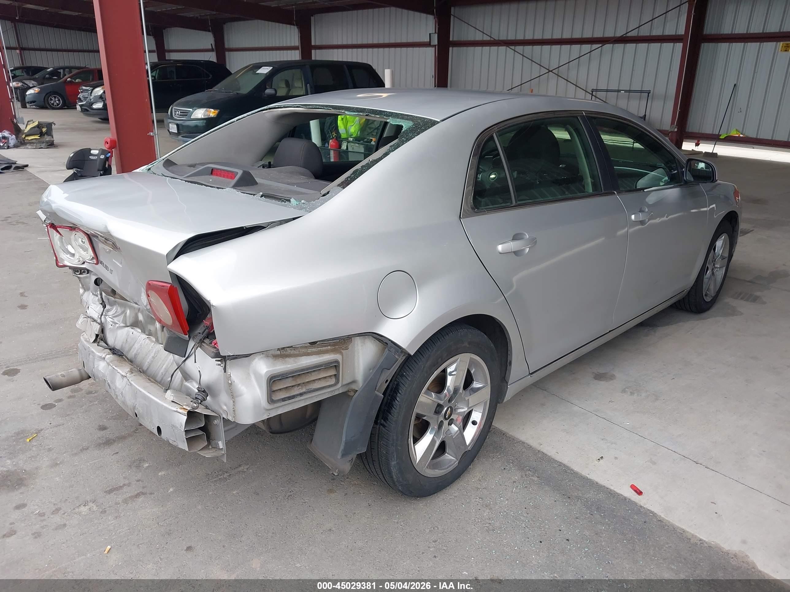 2010 Chevrolet Malibu Lt Silver vin: 1G1ZC5EB1AF183731