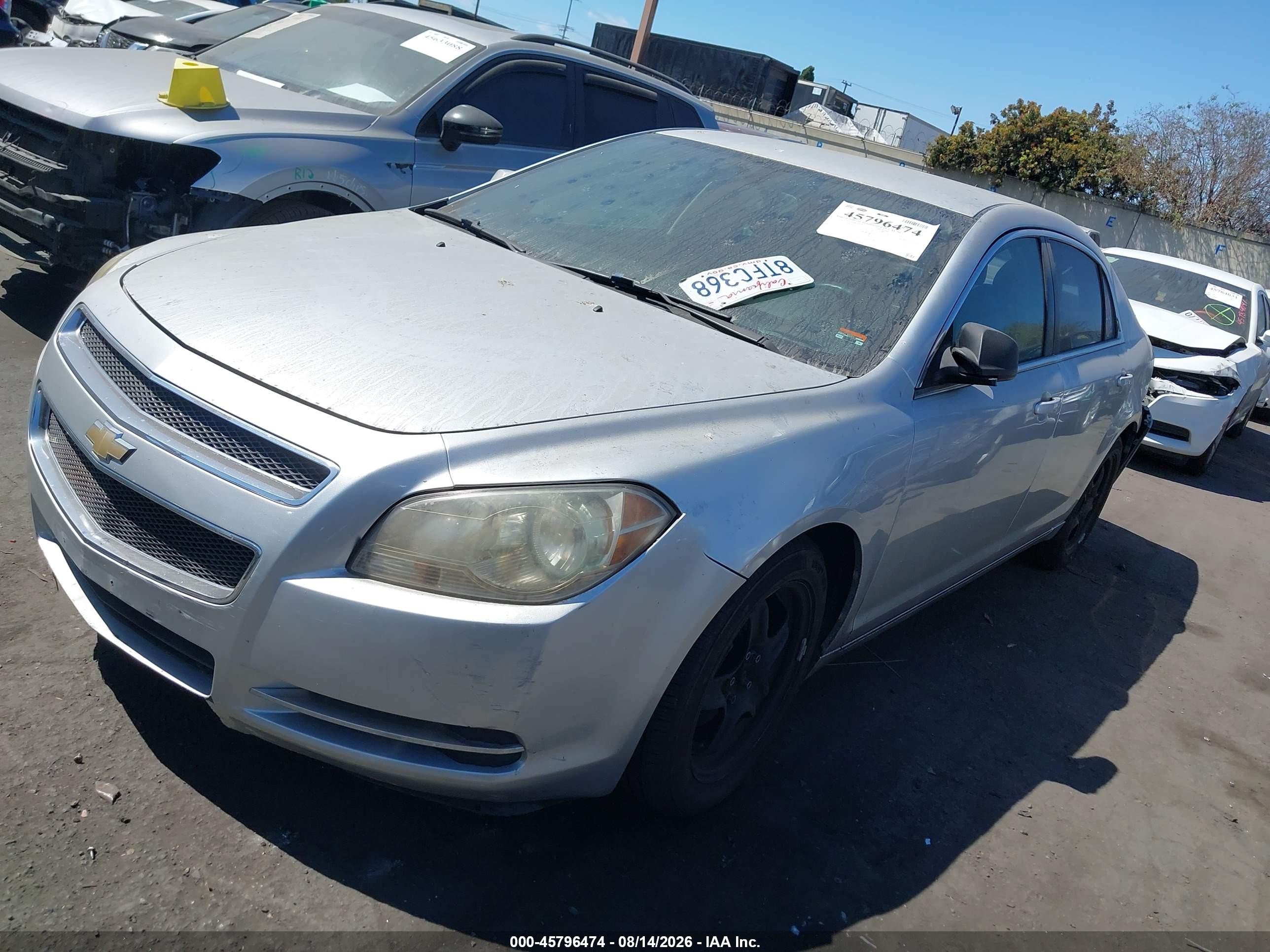 2010 Chevrolet Malibu Lt Silver vin: 1G1ZC5EB1AF206022