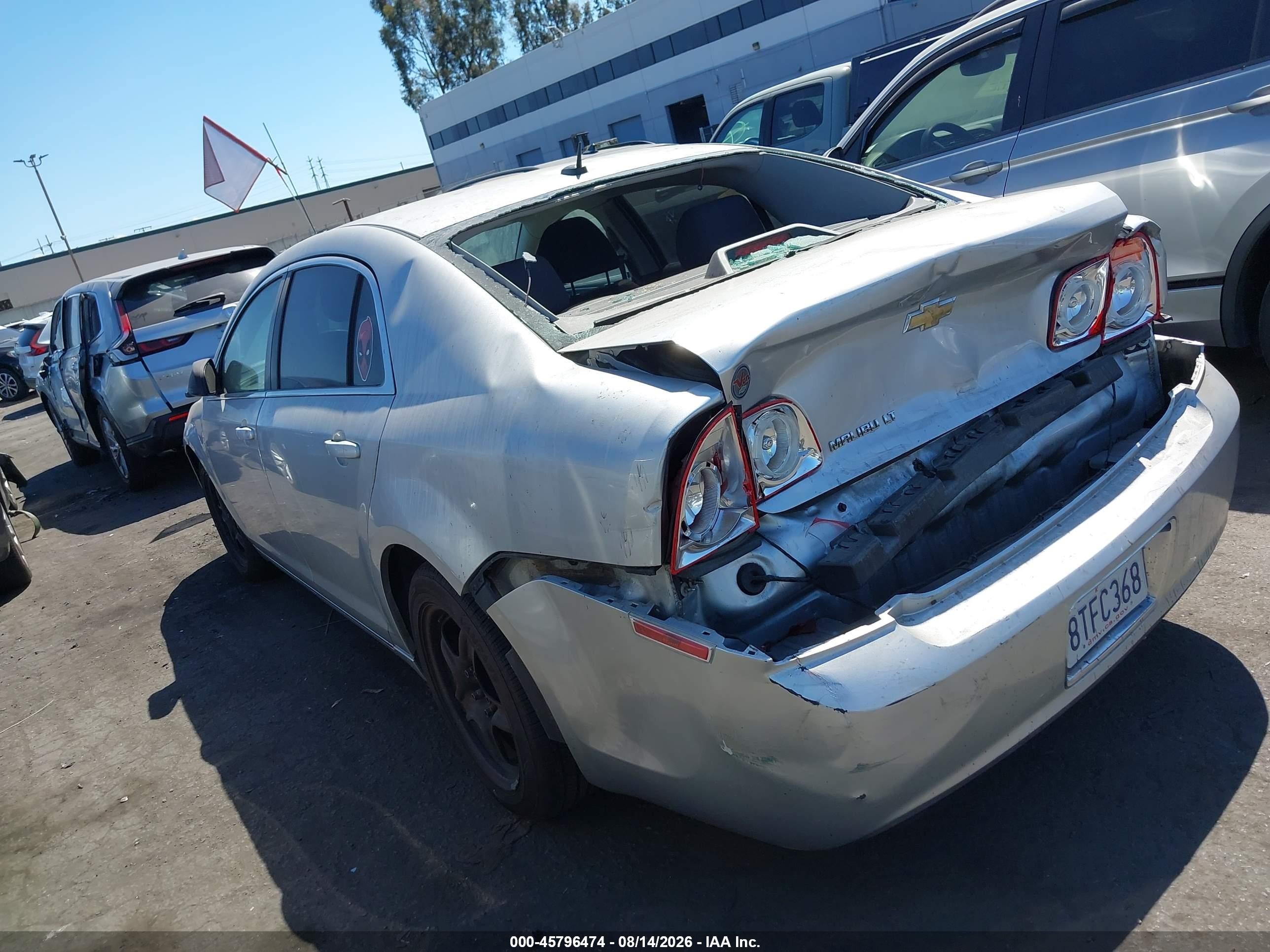2010 Chevrolet Malibu Lt Silver vin: 1G1ZC5EB1AF206022