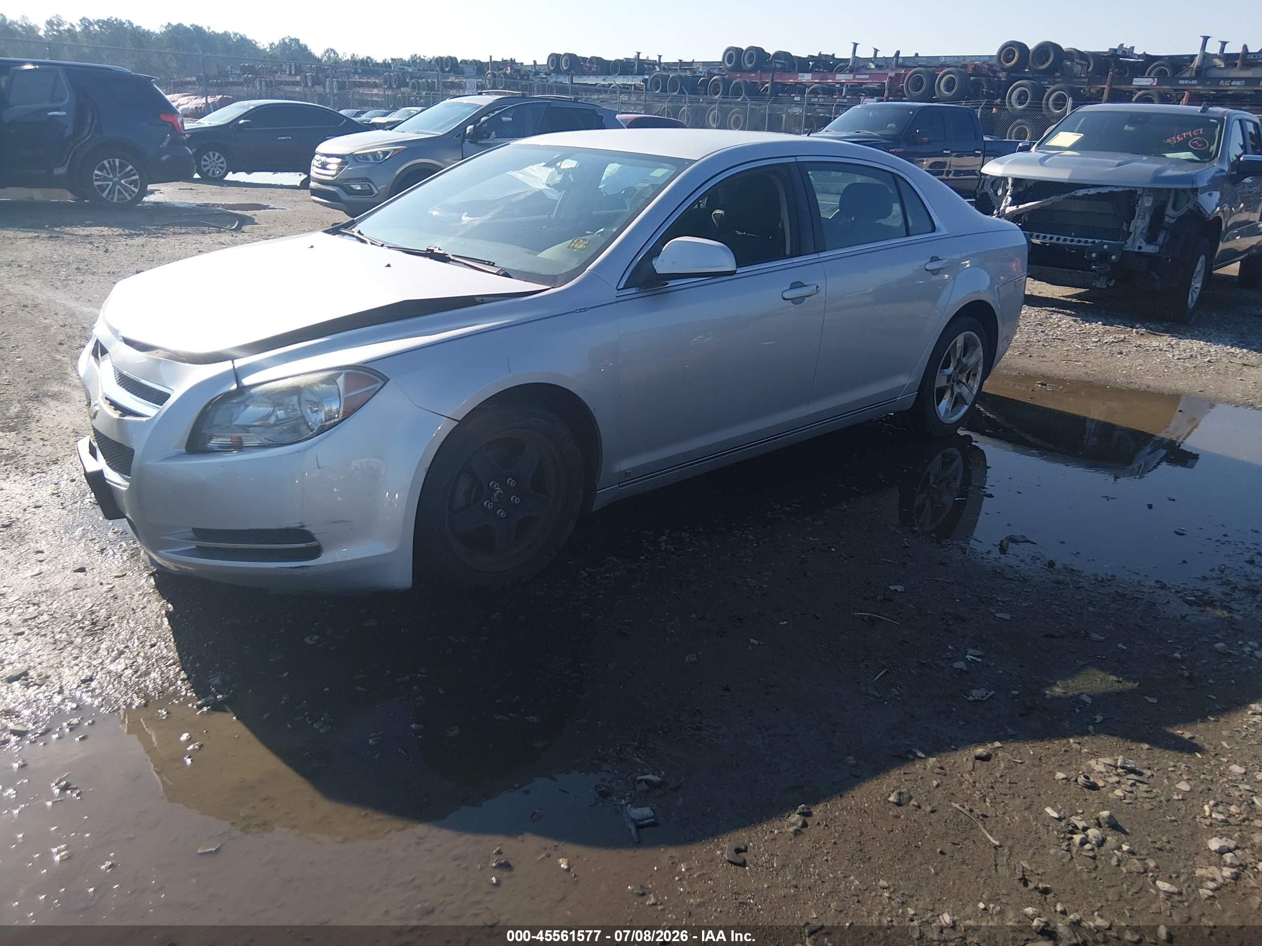 2010 Chevrolet Malibu Lt Silver vin: 1G1ZC5EB2AF115518