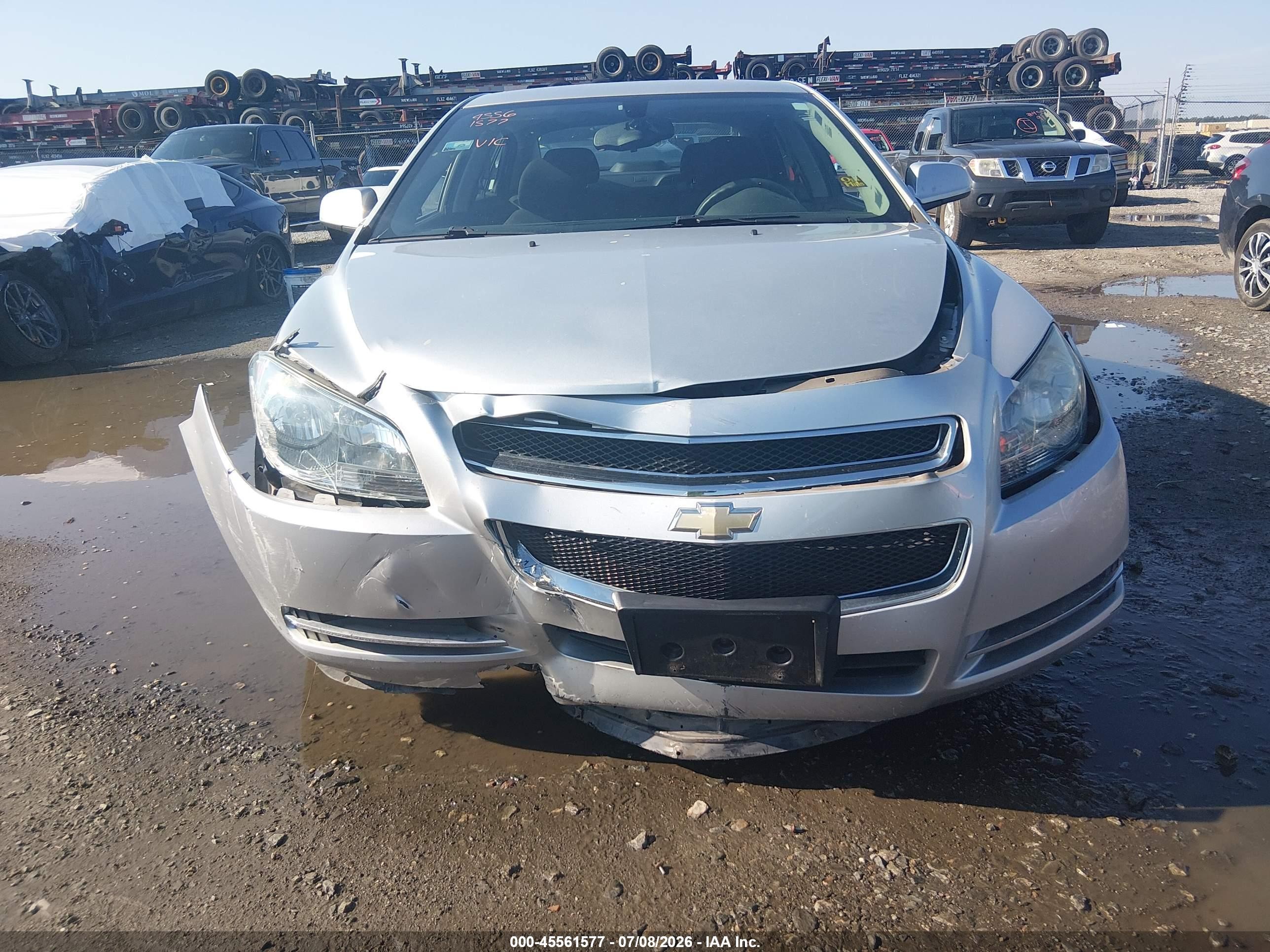 2010 Chevrolet Malibu Lt Silver vin: 1G1ZC5EB2AF115518