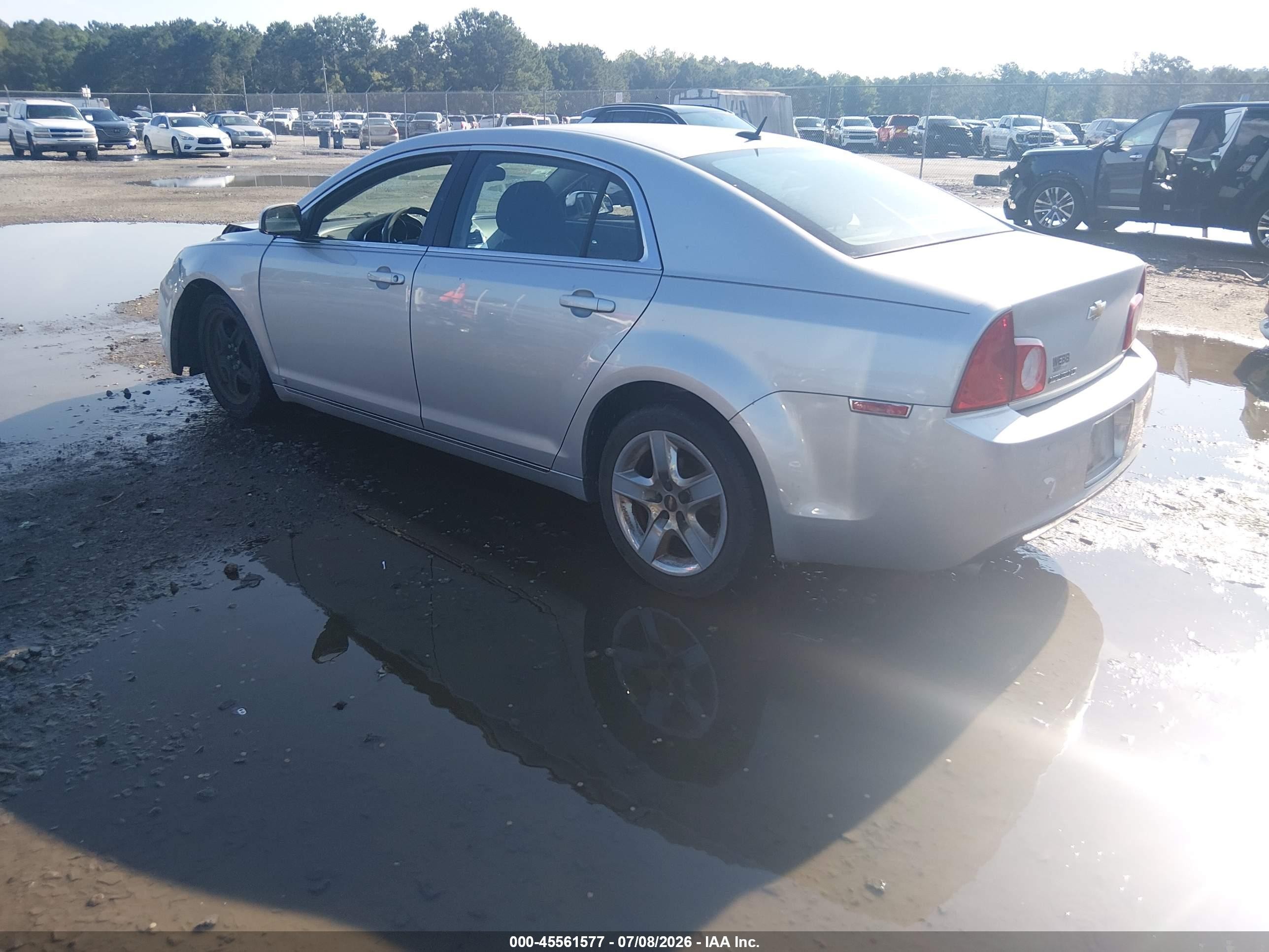 2010 Chevrolet Malibu Lt Silver vin: 1G1ZC5EB2AF115518