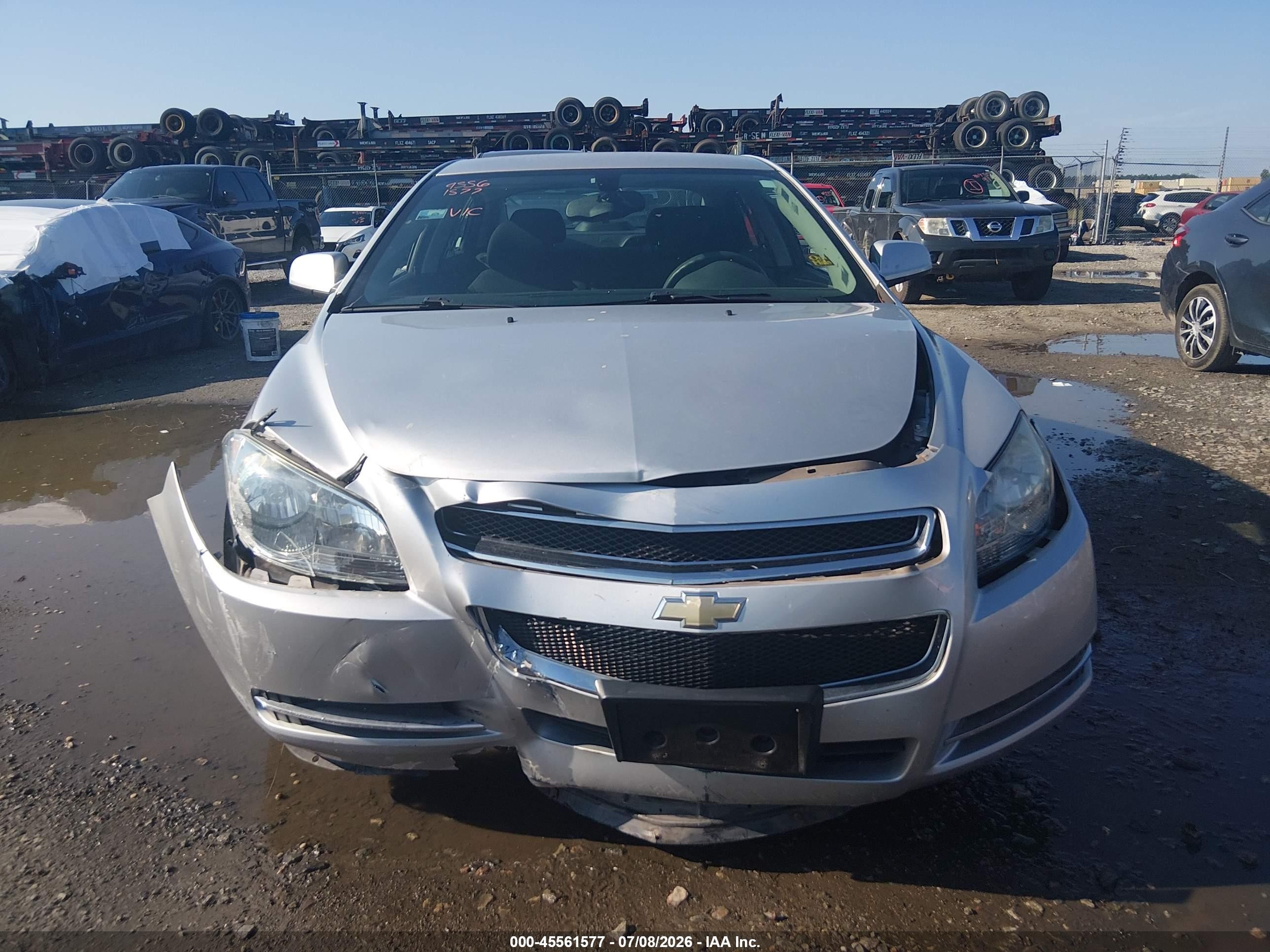 2010 Chevrolet Malibu Lt Silver vin: 1G1ZC5EB2AF115518