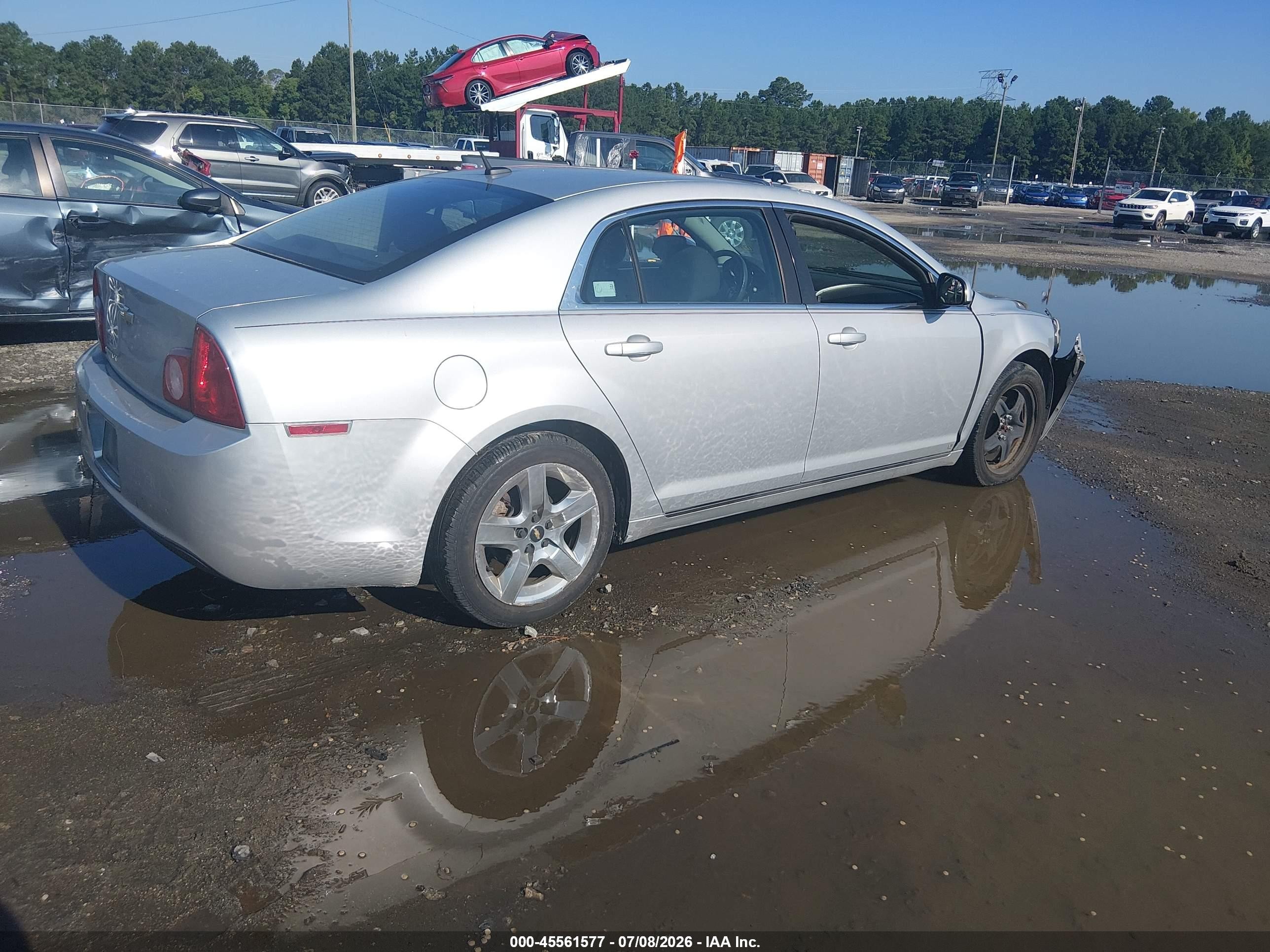 2010 Chevrolet Malibu Lt Silver vin: 1G1ZC5EB2AF115518