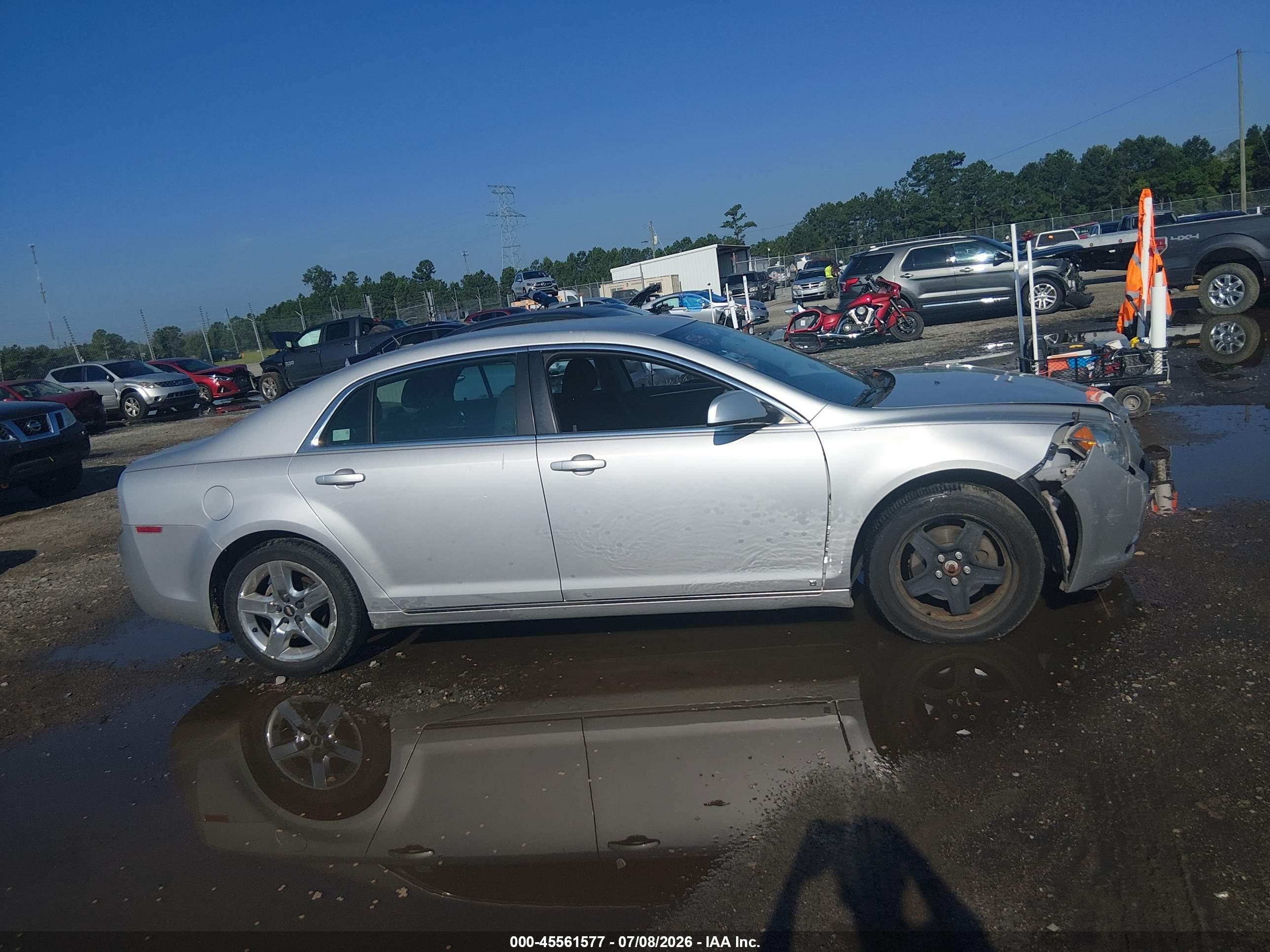 2010 Chevrolet Malibu Lt Silver vin: 1G1ZC5EB2AF115518