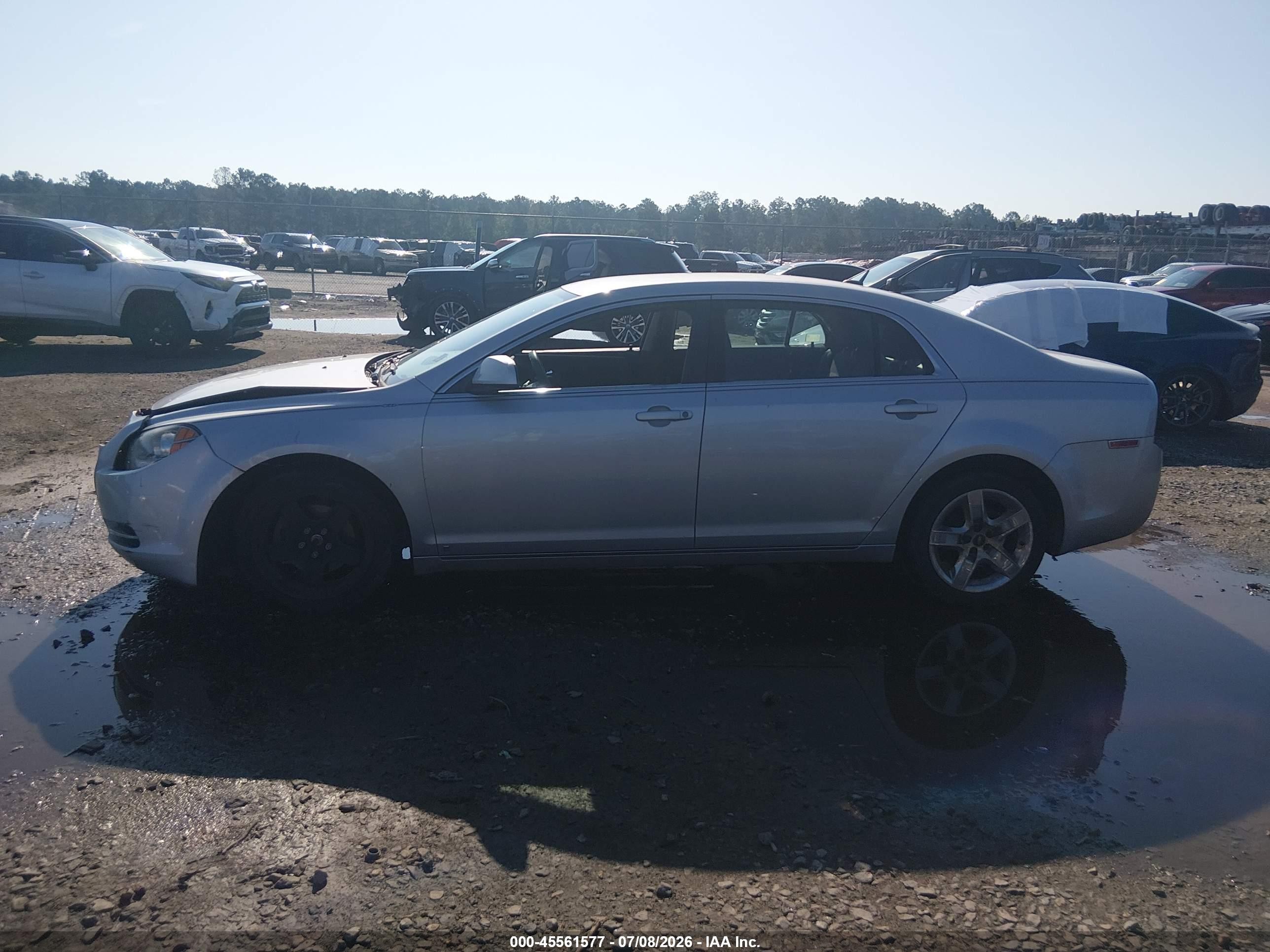 2010 Chevrolet Malibu Lt Silver vin: 1G1ZC5EB2AF115518