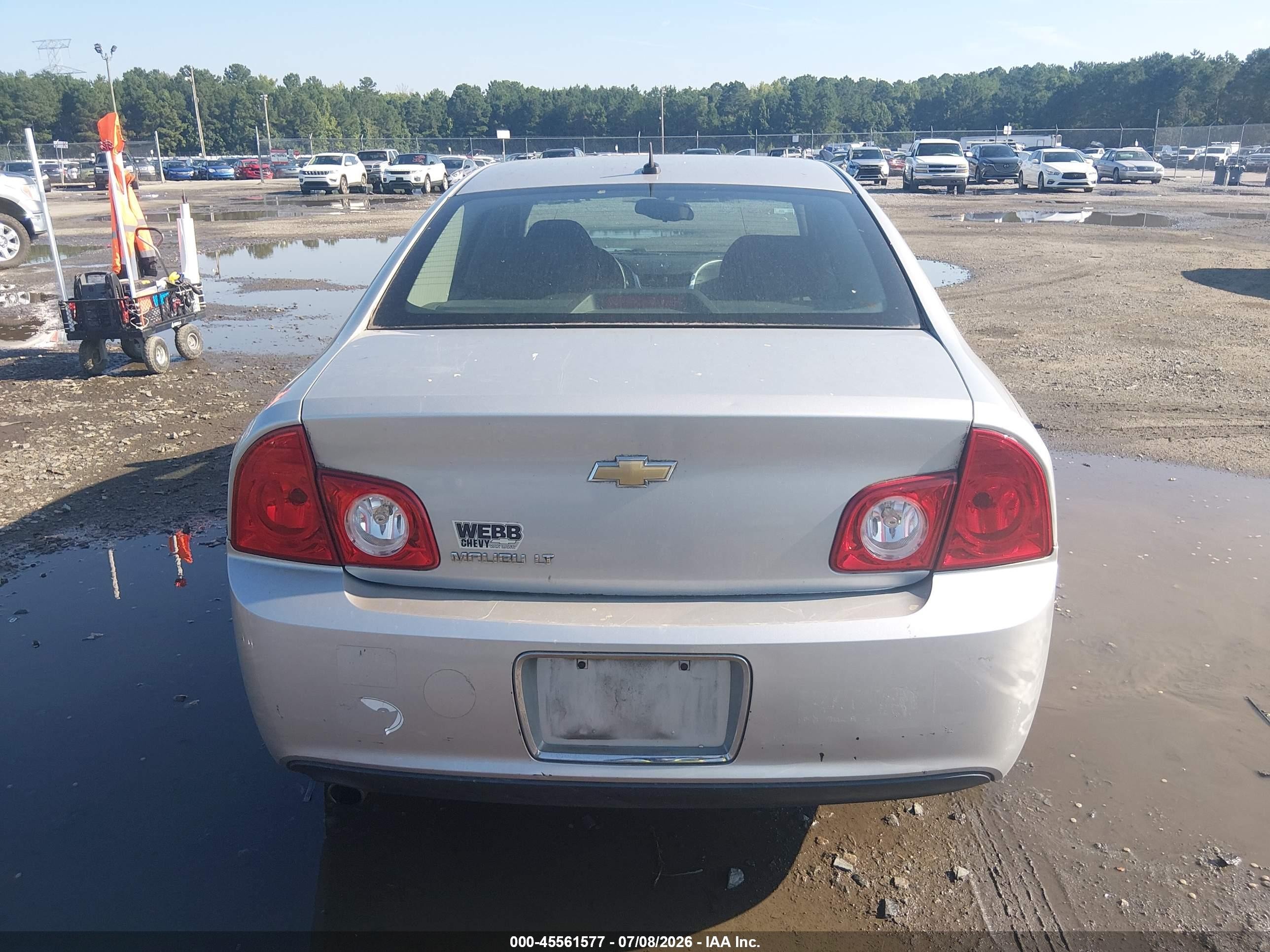 2010 Chevrolet Malibu Lt Silver vin: 1G1ZC5EB2AF115518