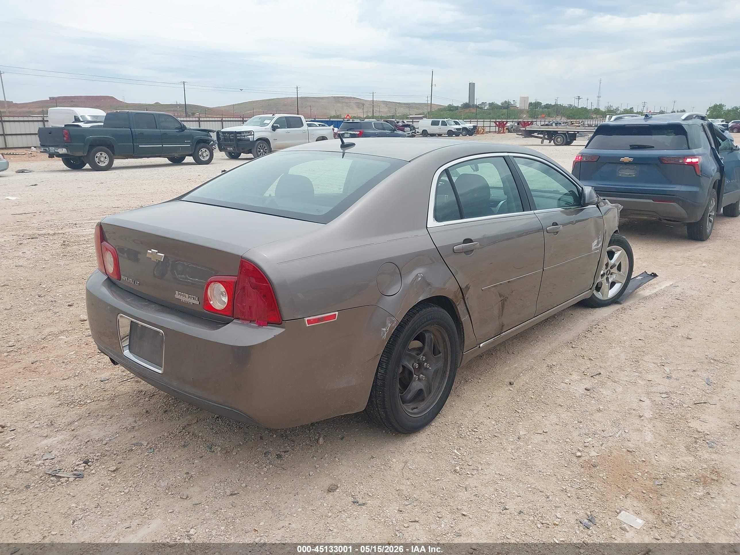 2010 Chevrolet Malibu Lt Gray vin: 1G1ZC5EB2AF130049