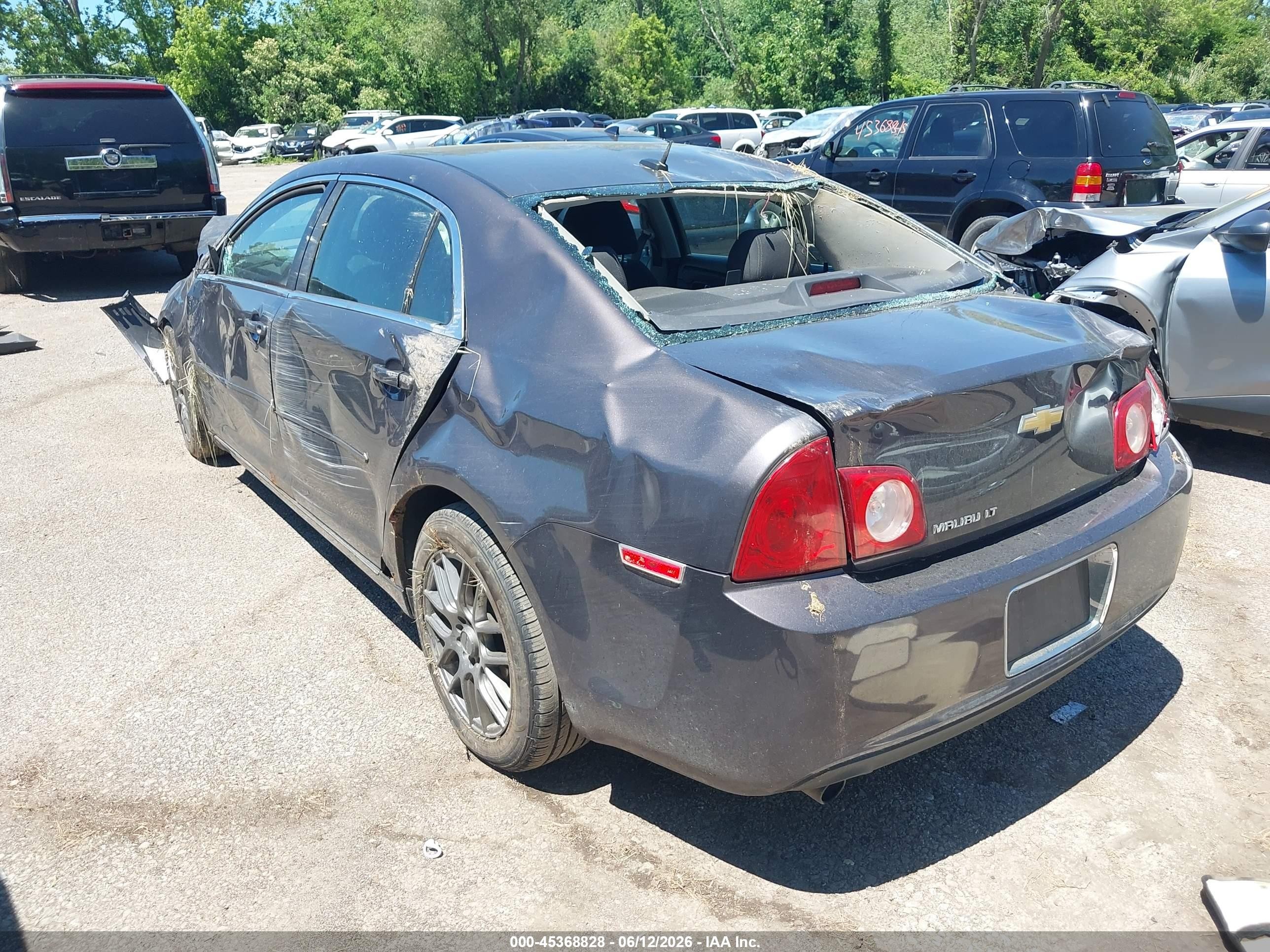 2010 Chevrolet Malibu Lt Gray vin: 1G1ZC5EB2AF313077